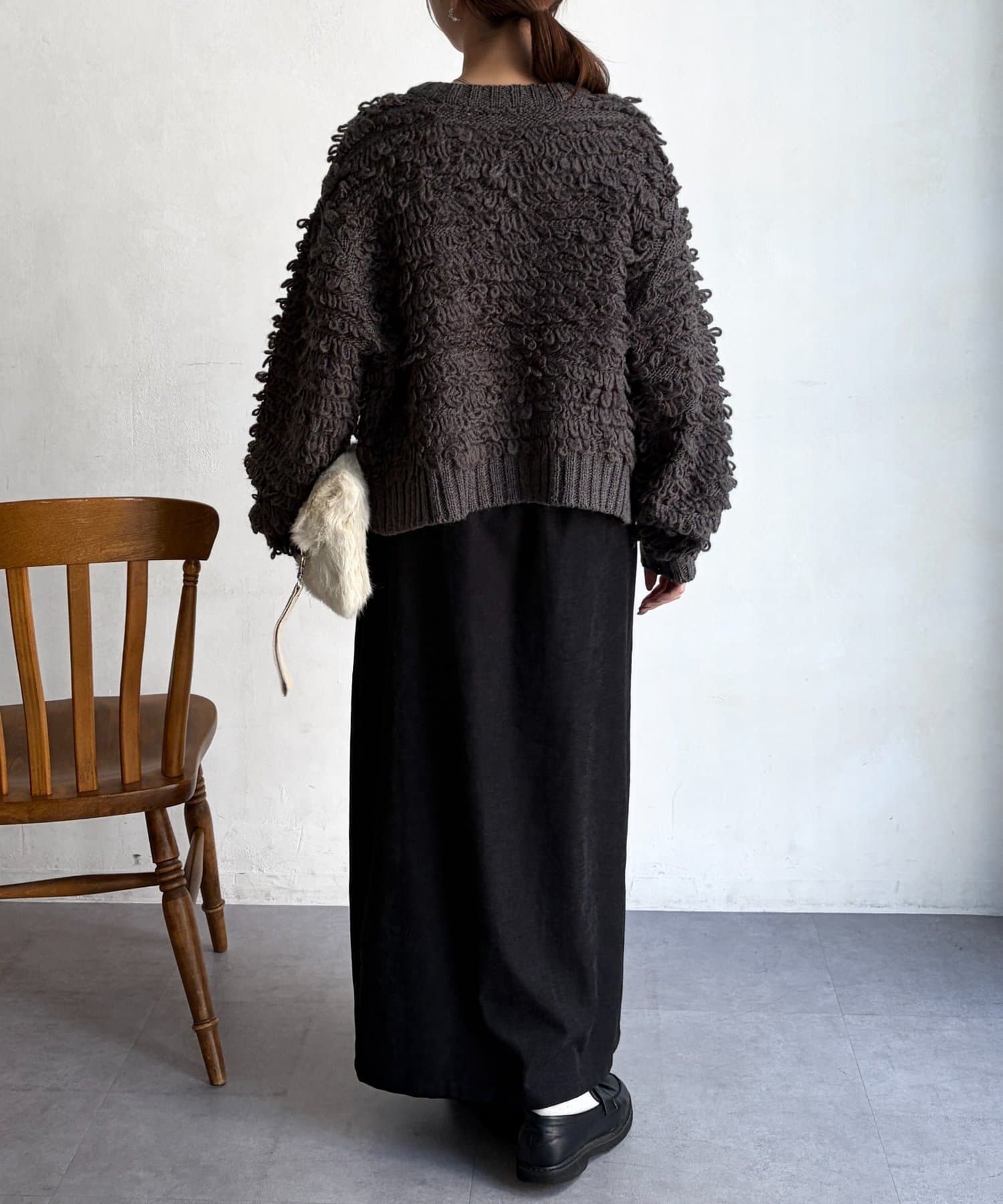 Chez toi(シェトワ) ループヤーンカーデ