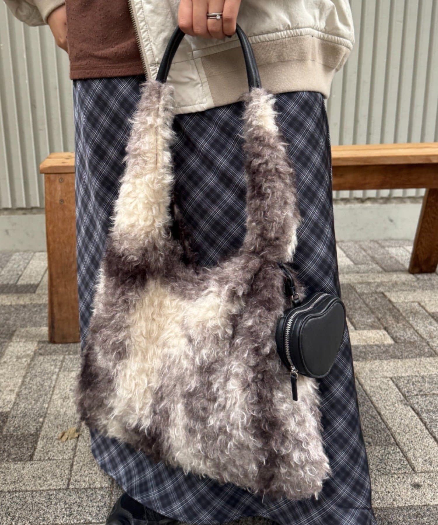 CIAOPANIC TYPY(チャオパニックティピー) ポーチチャーム付きミックスボアBAG