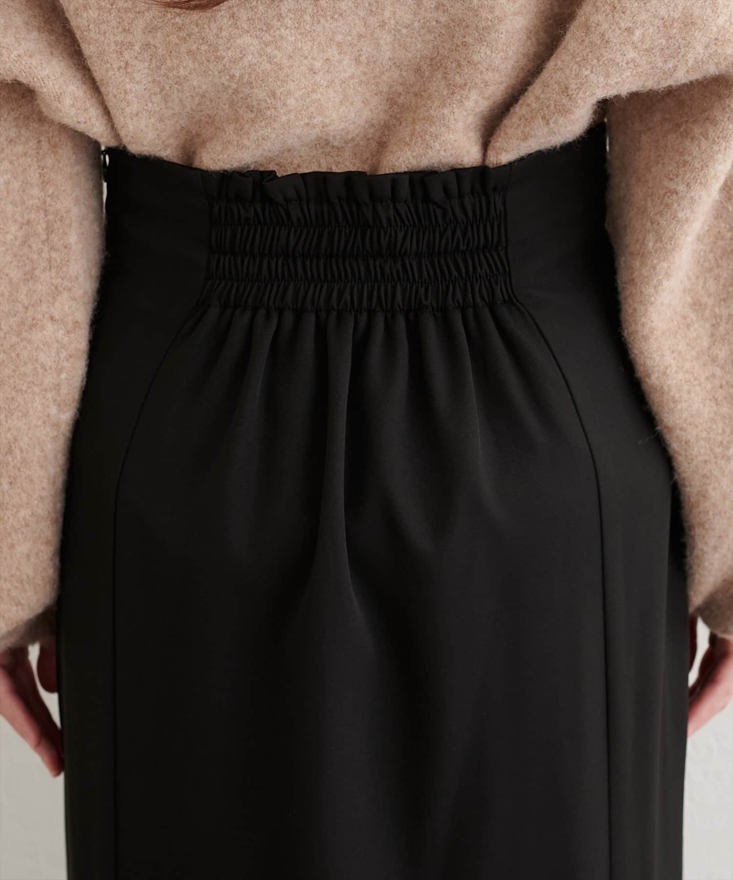 natural couture(ナチュラルクチュール) 【WEB限定】フロント釦マーメイドスカート