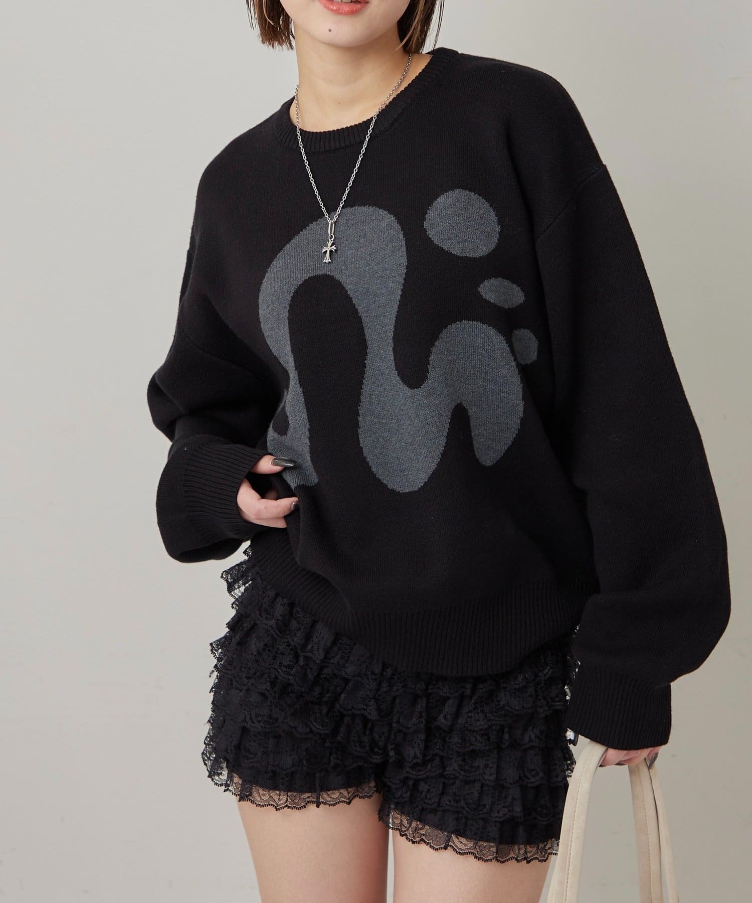 WHO’S WHO gallery(フーズフーギャラリー) 【COOPER】Mgロゴジャガードニット