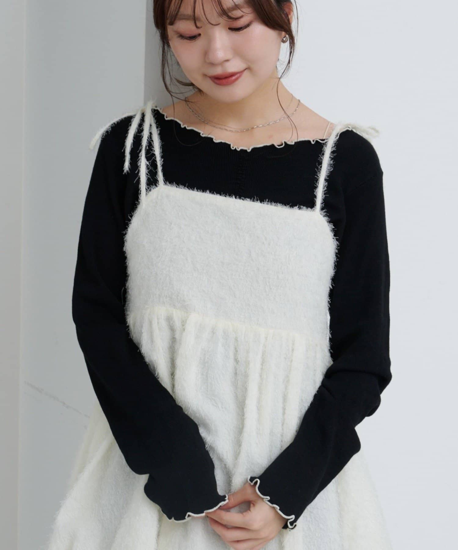 Kastane(カスタネ) 【WEB先行】もちもちメロウニットプルオーバー