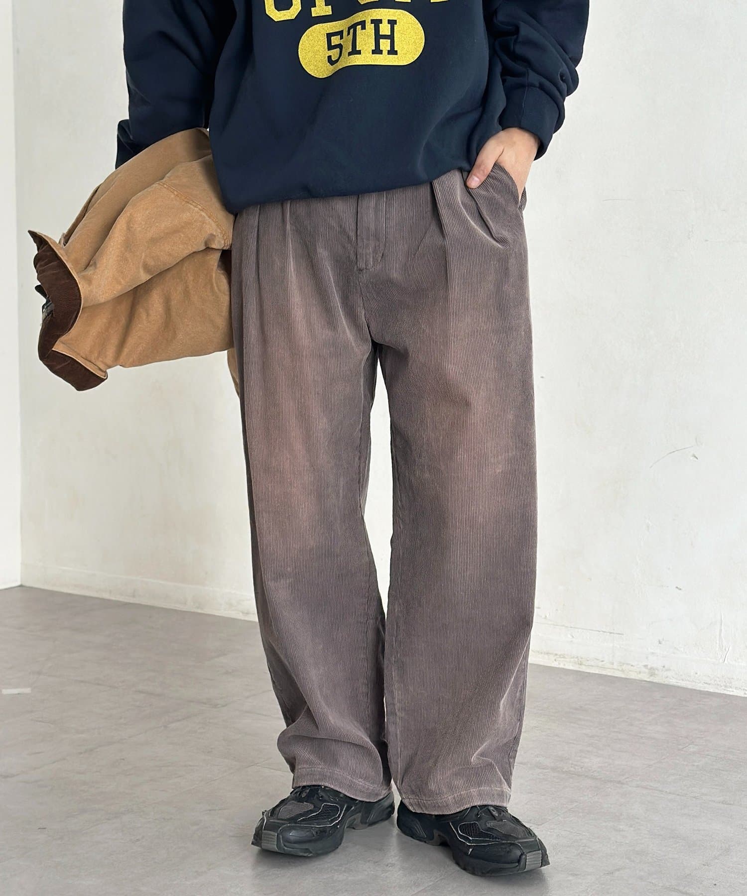 CPCM(シーピーシーエム) フェードコーデュロイイージーパンツ