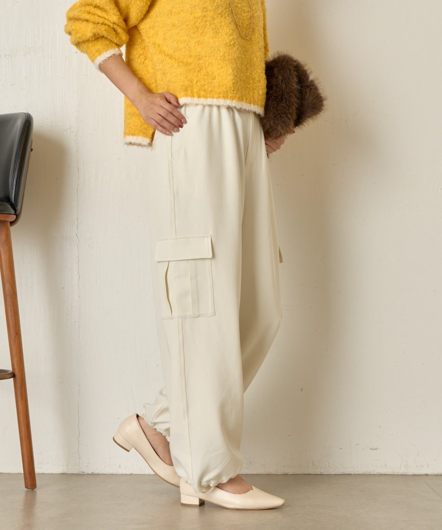 Jena　espace merveilleux(ジェナ　エスパスメルヴェイユ) パラシュートカーゴパンツ