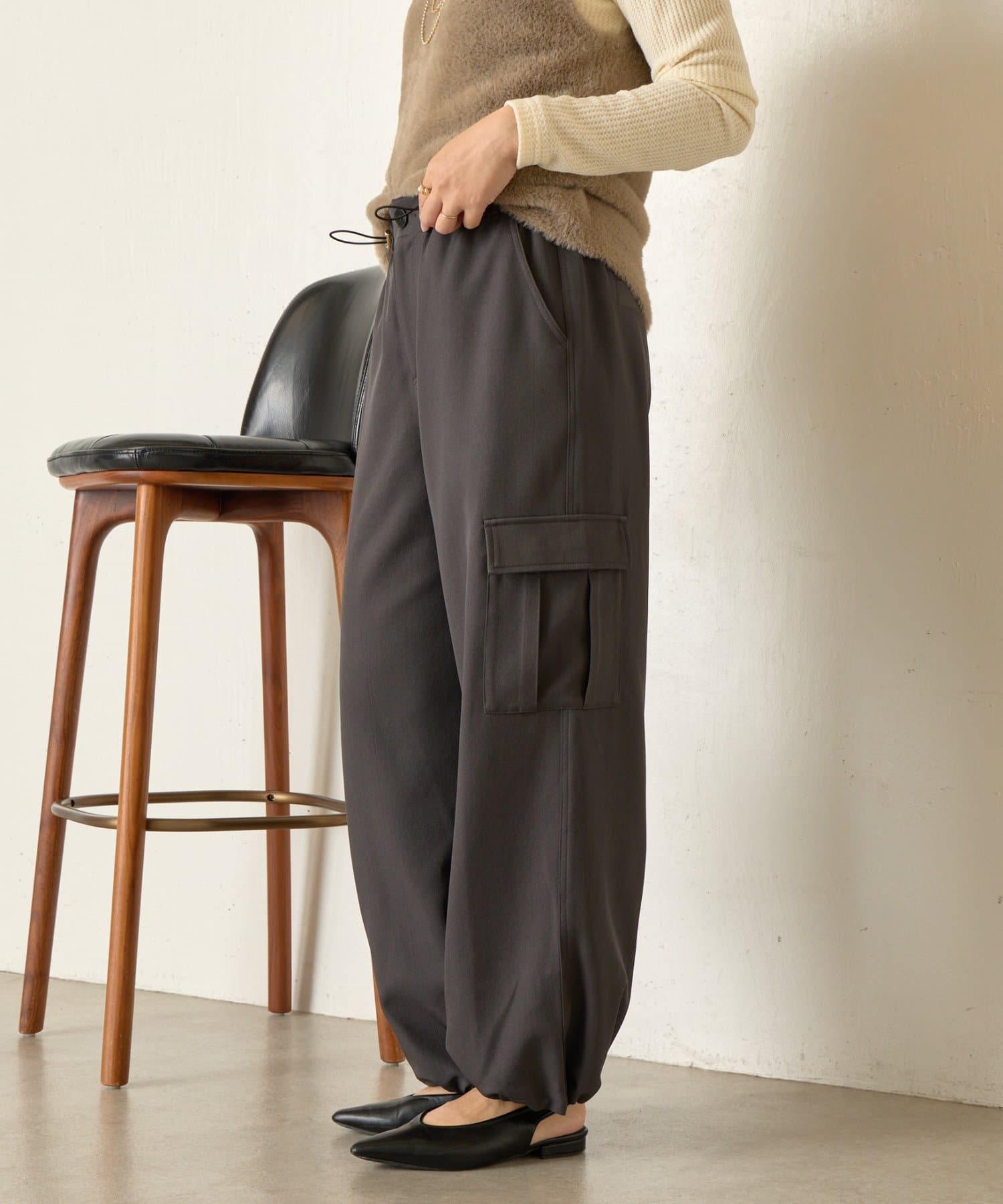 Jena　espace merveilleux(ジェナ　エスパスメルヴェイユ) パラシュートカーゴパンツ