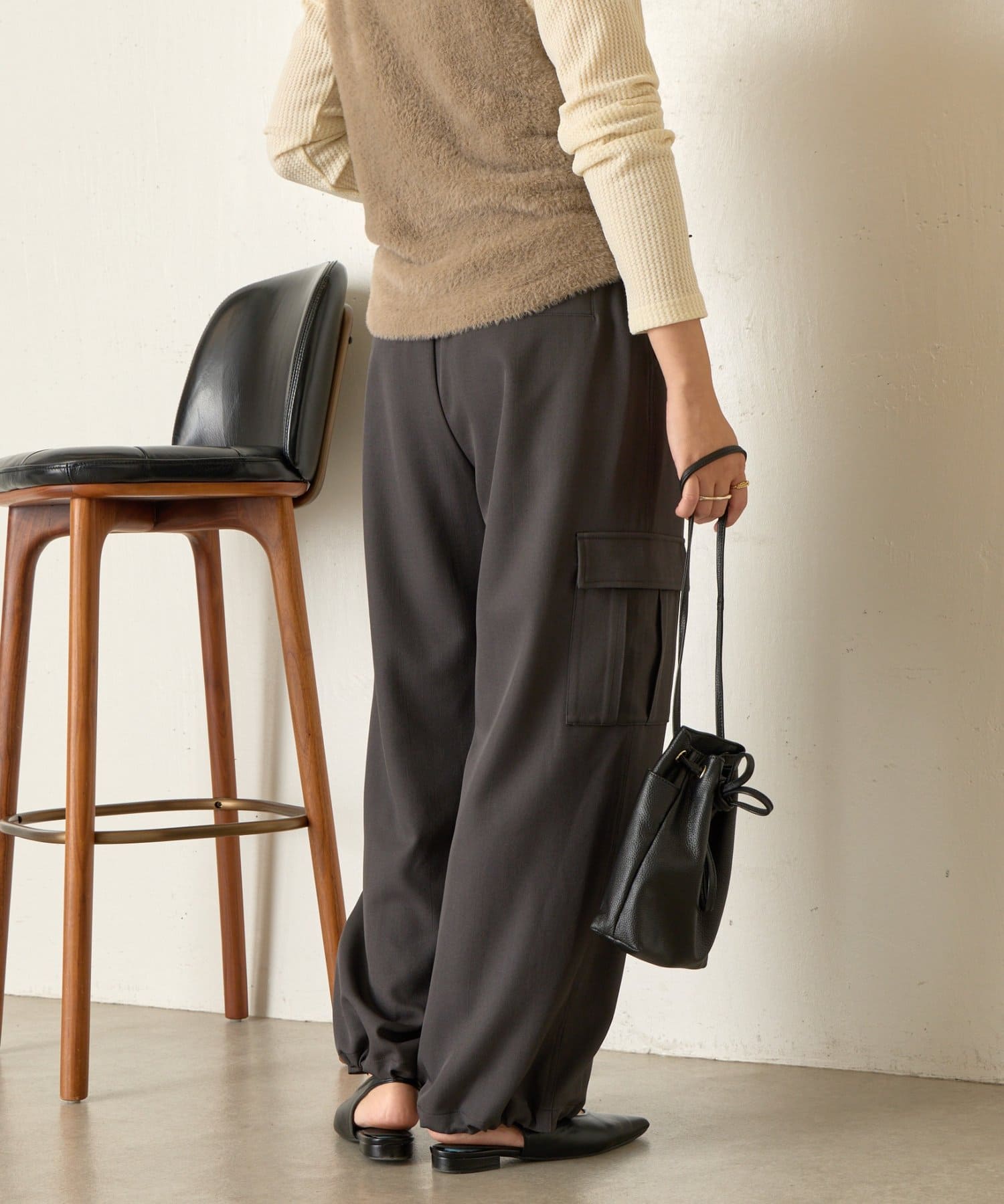 Jena　espace merveilleux(ジェナ　エスパスメルヴェイユ) パラシュートカーゴパンツ