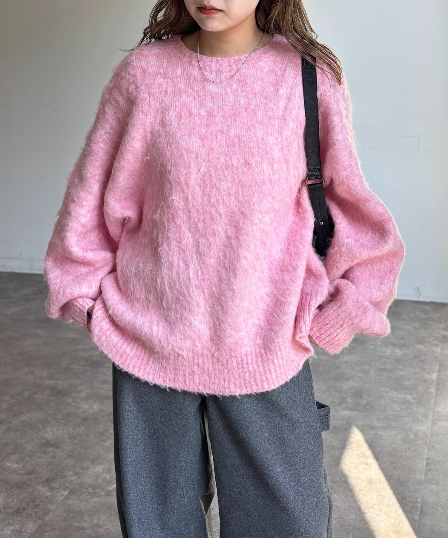 CPCM(シーピーシーエム) MIX糸モヘアライクニット