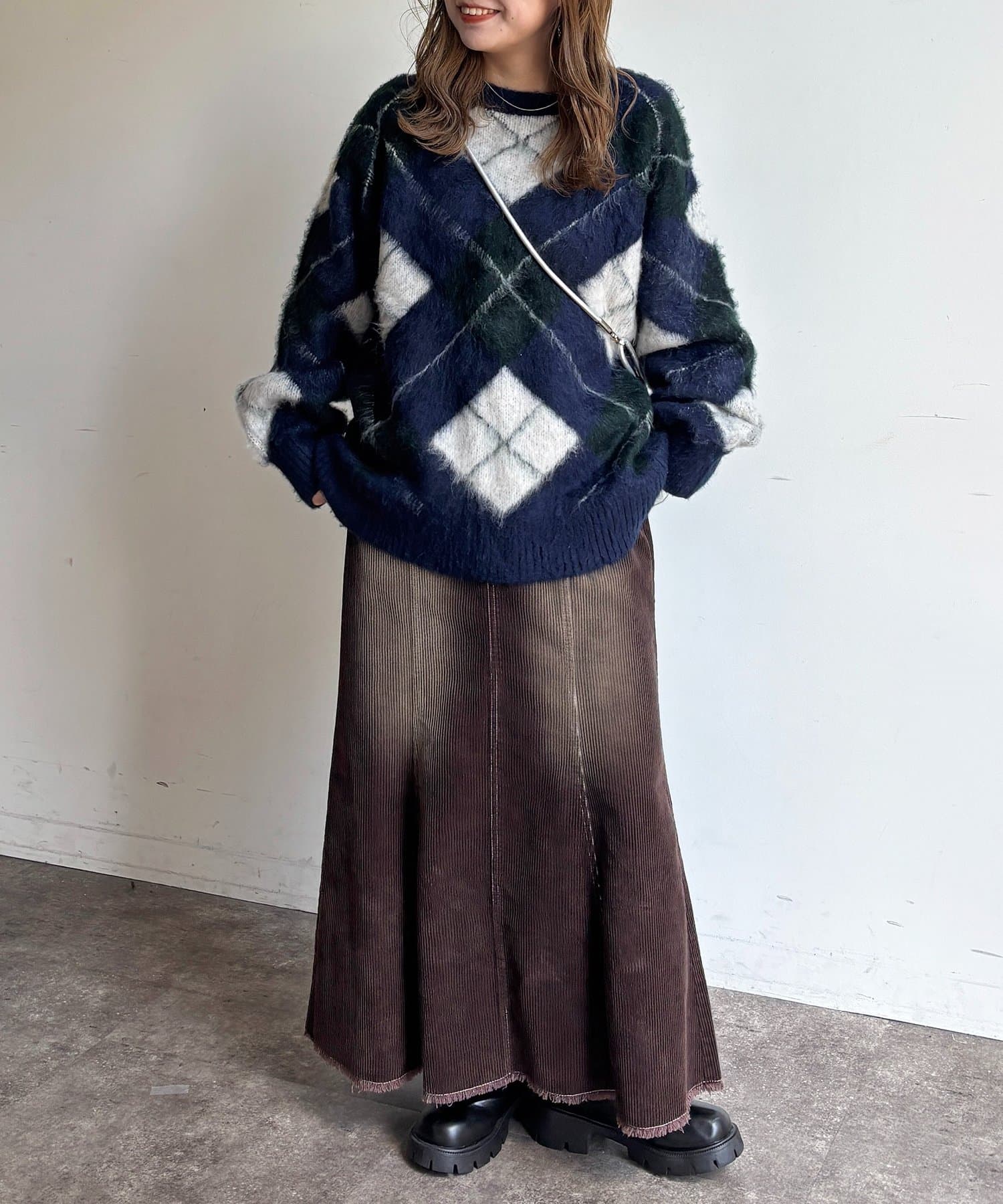 CPCM(シーピーシーエム) MIX糸モヘアライクニット