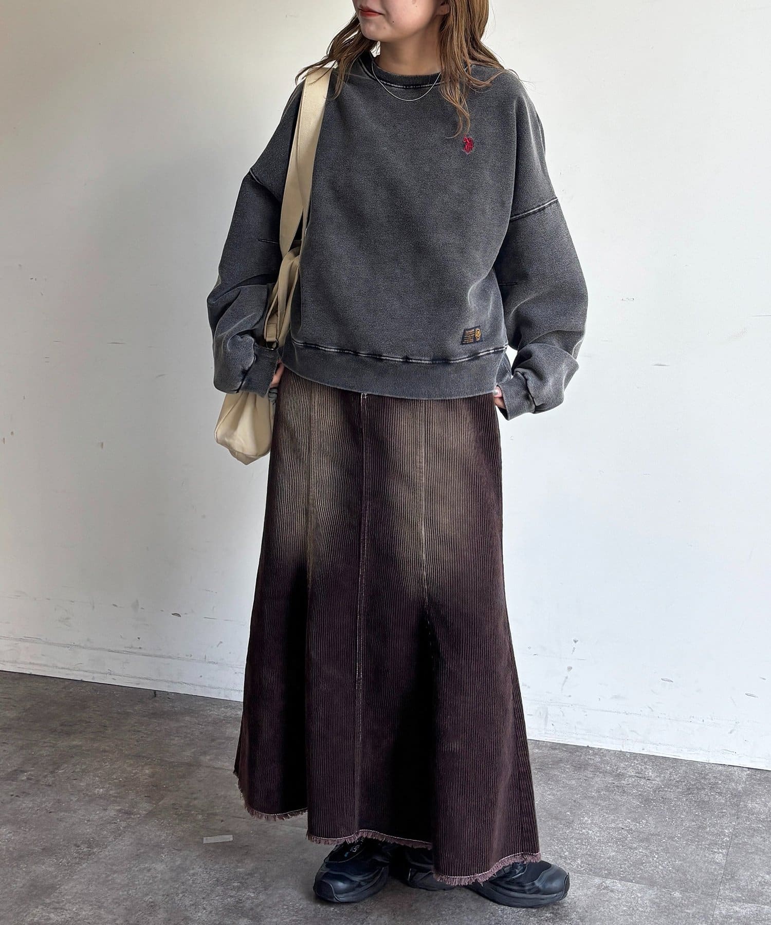 CPCM(シーピーシーエム) 【U.S. POLO ASSN. 】裏起毛パウダースウェット