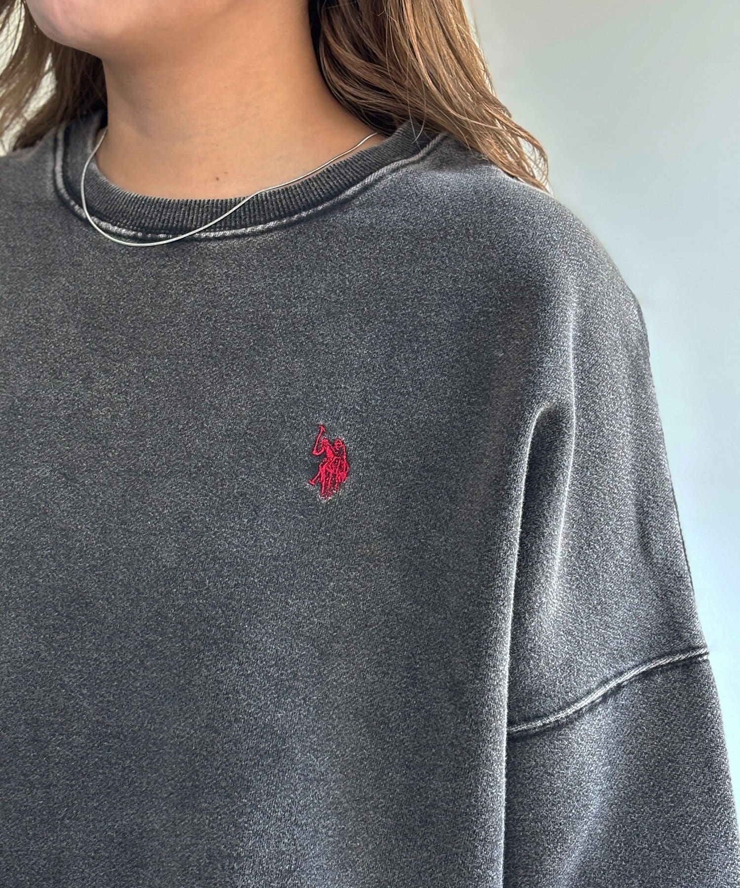 CPCM(シーピーシーエム) 【U.S. POLO ASSN. 】裏起毛パウダースウェット