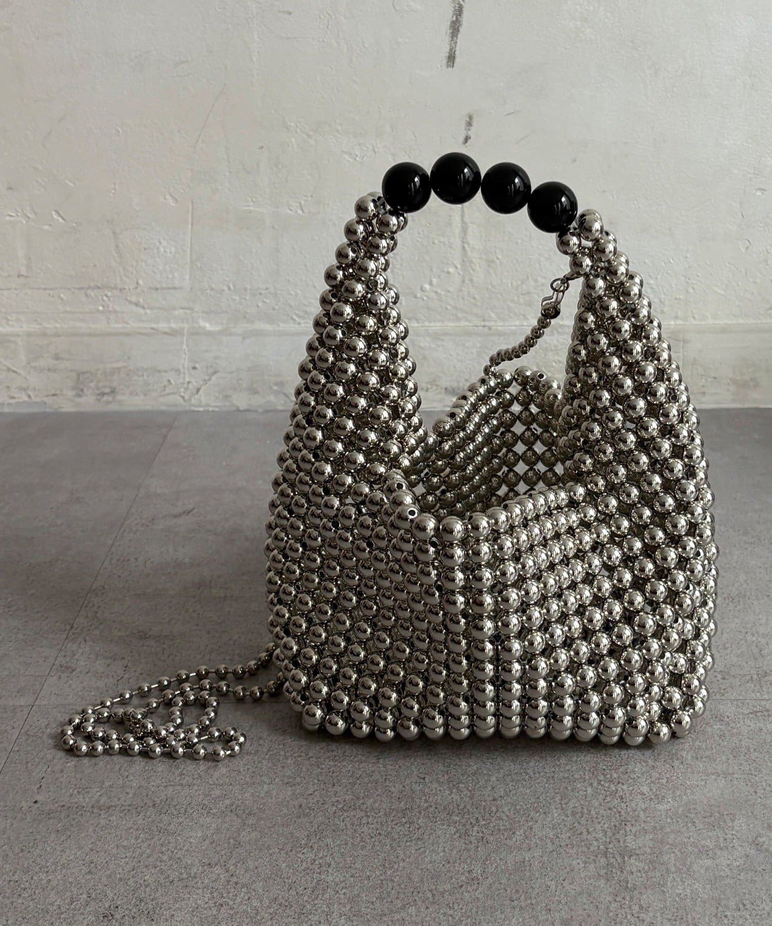 DOUDOU(ドゥドゥ) 【WEB限定】メタルビーズバッグ