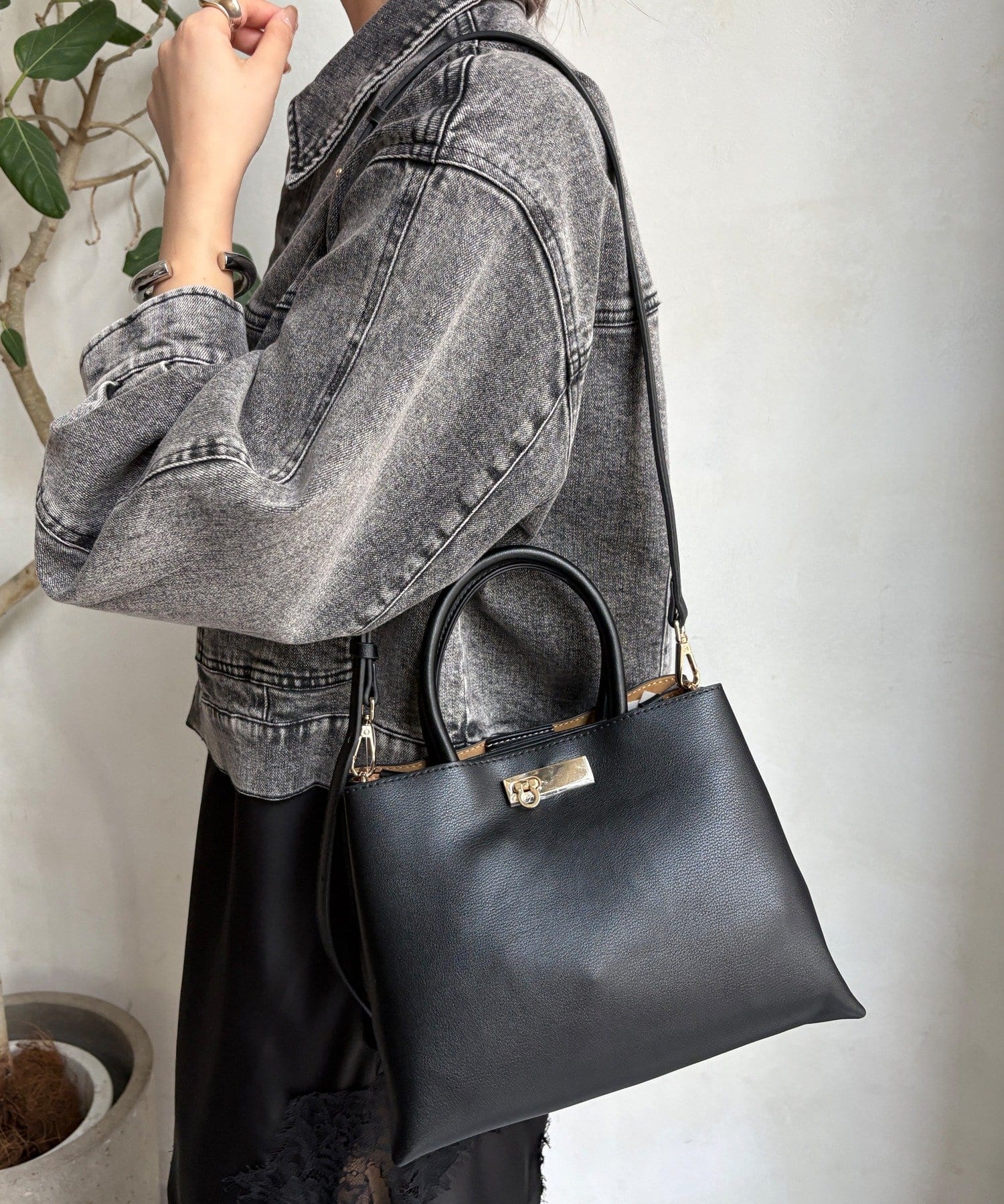 DOUDOU(ドゥドゥ) 【WEB限定】三層トートバッグ