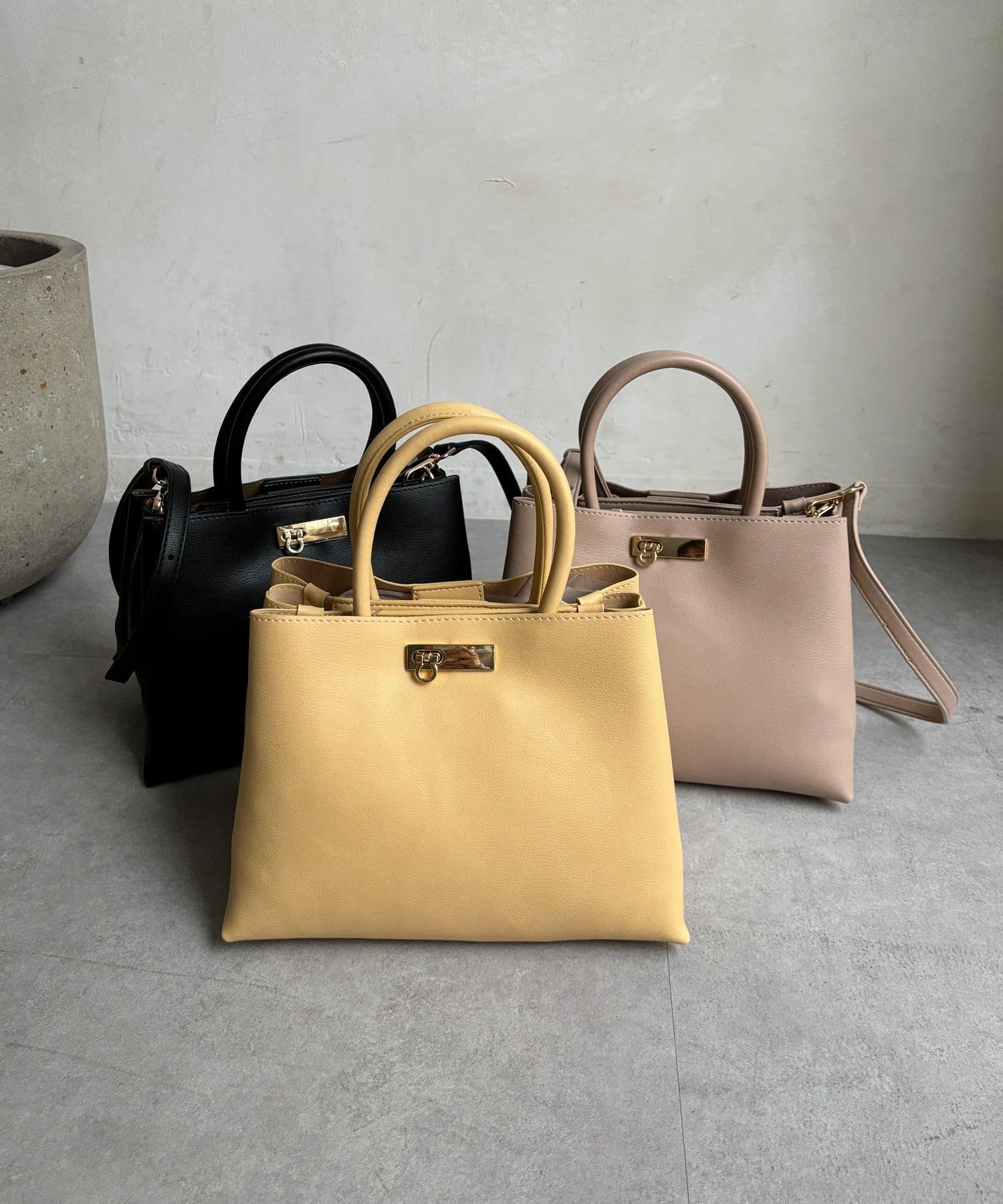 DOUDOU(ドゥドゥ) 【WEB限定】三層トートバッグ