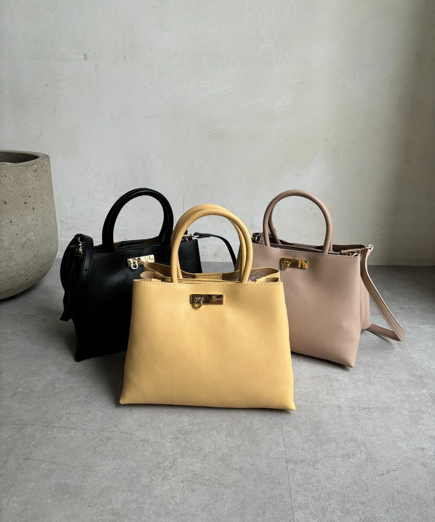 DOUDOU(ドゥドゥ) 【WEB限定】三層トートバッグ