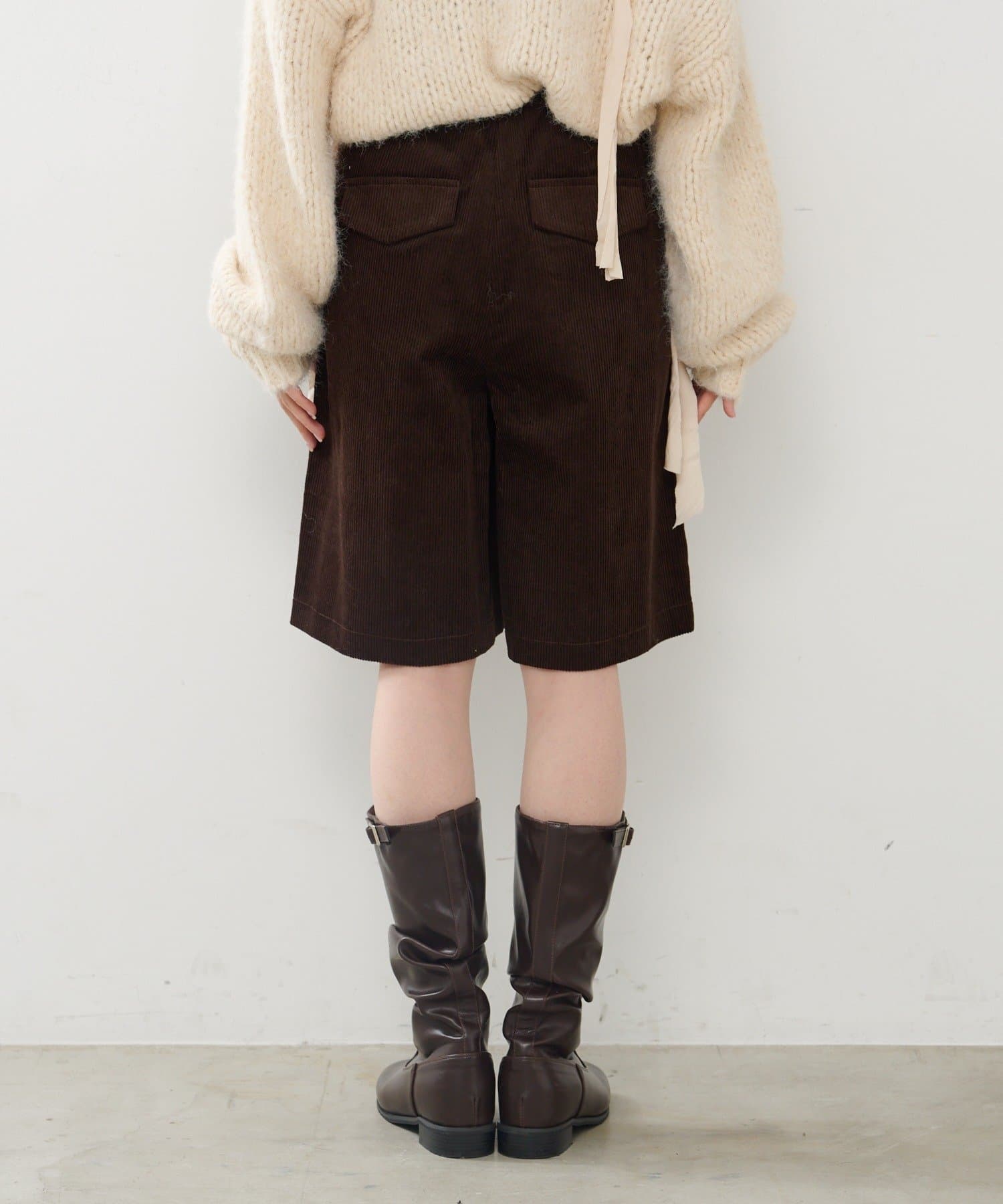 Kastane(カスタネ) 【2サイズ展開】コーデュロイハーフパンツ