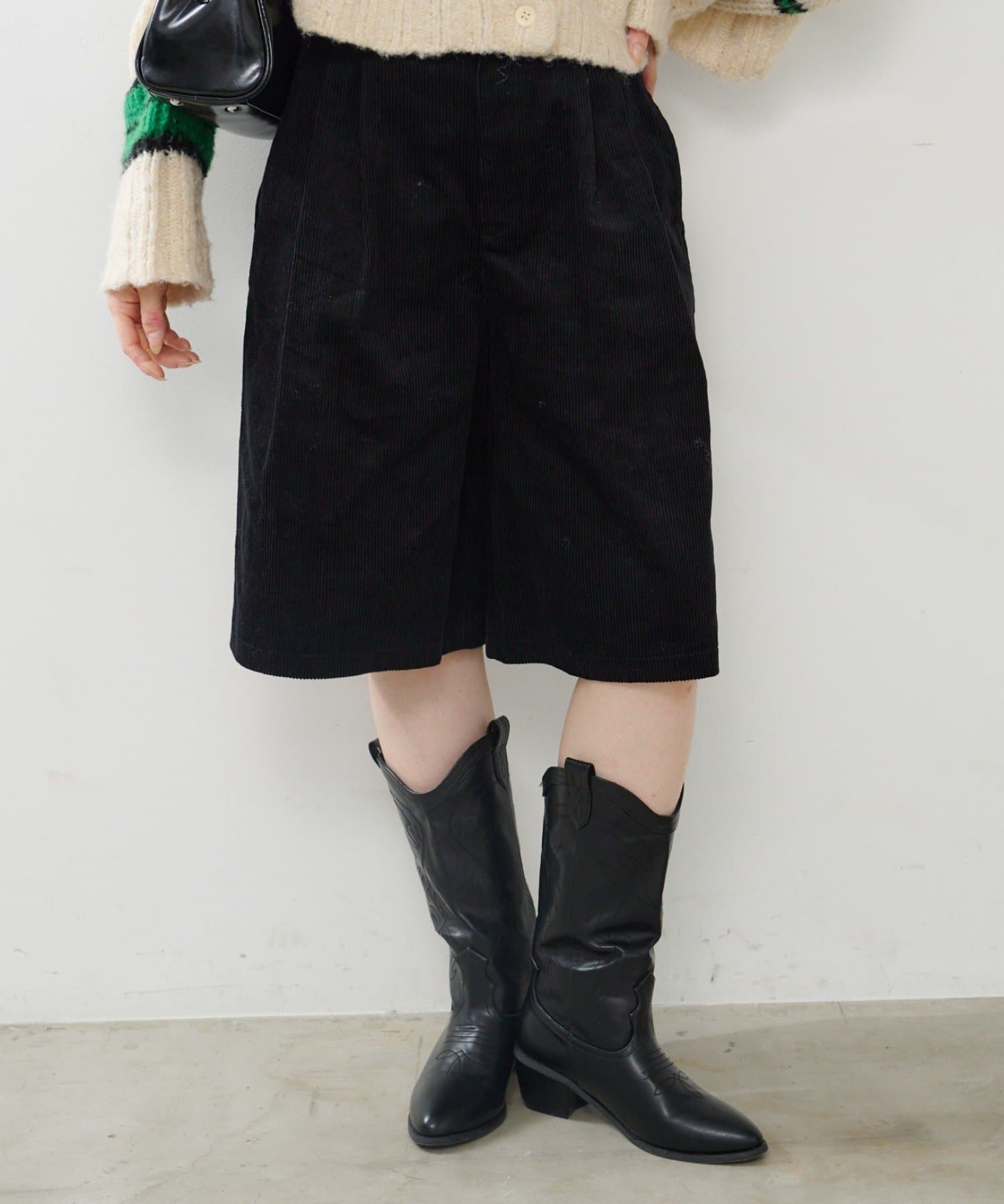 Kastane(カスタネ) 【2サイズ展開】コーデュロイハーフパンツ