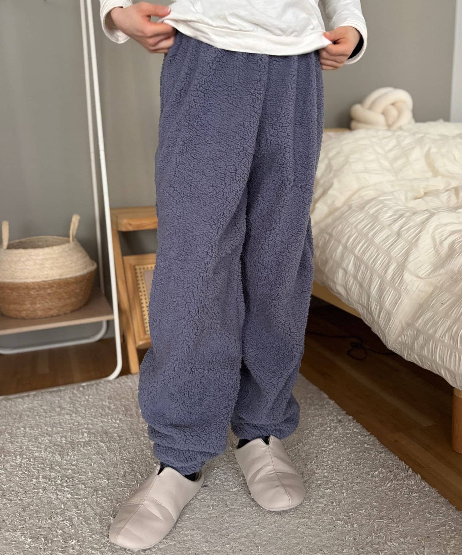 LOCUST(ローカスト) 【ユニセックス】【おうち時間】ボアパンツ