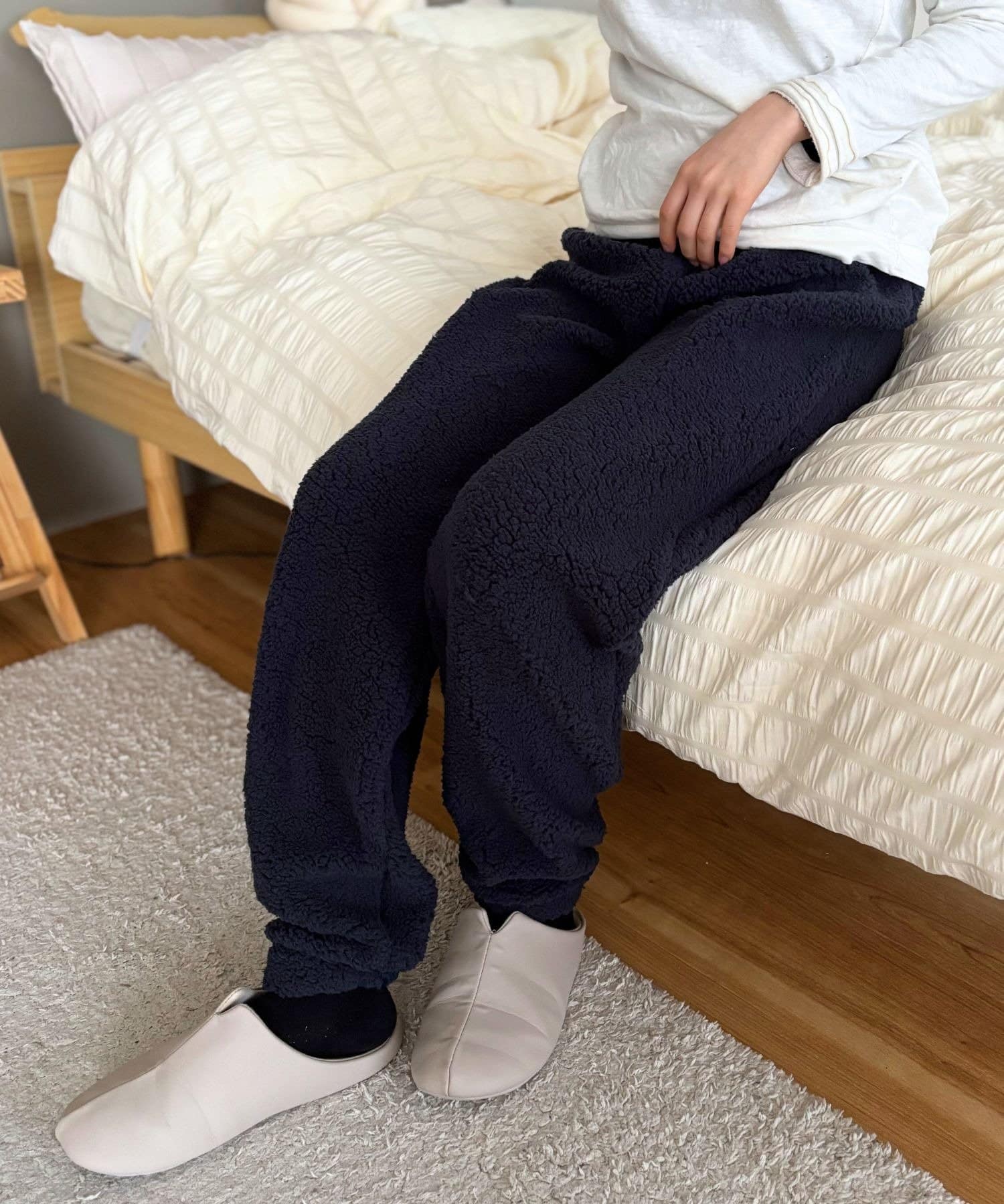 LOCUST(ローカスト) 【ユニセックス】【おうち時間】ボアパンツ