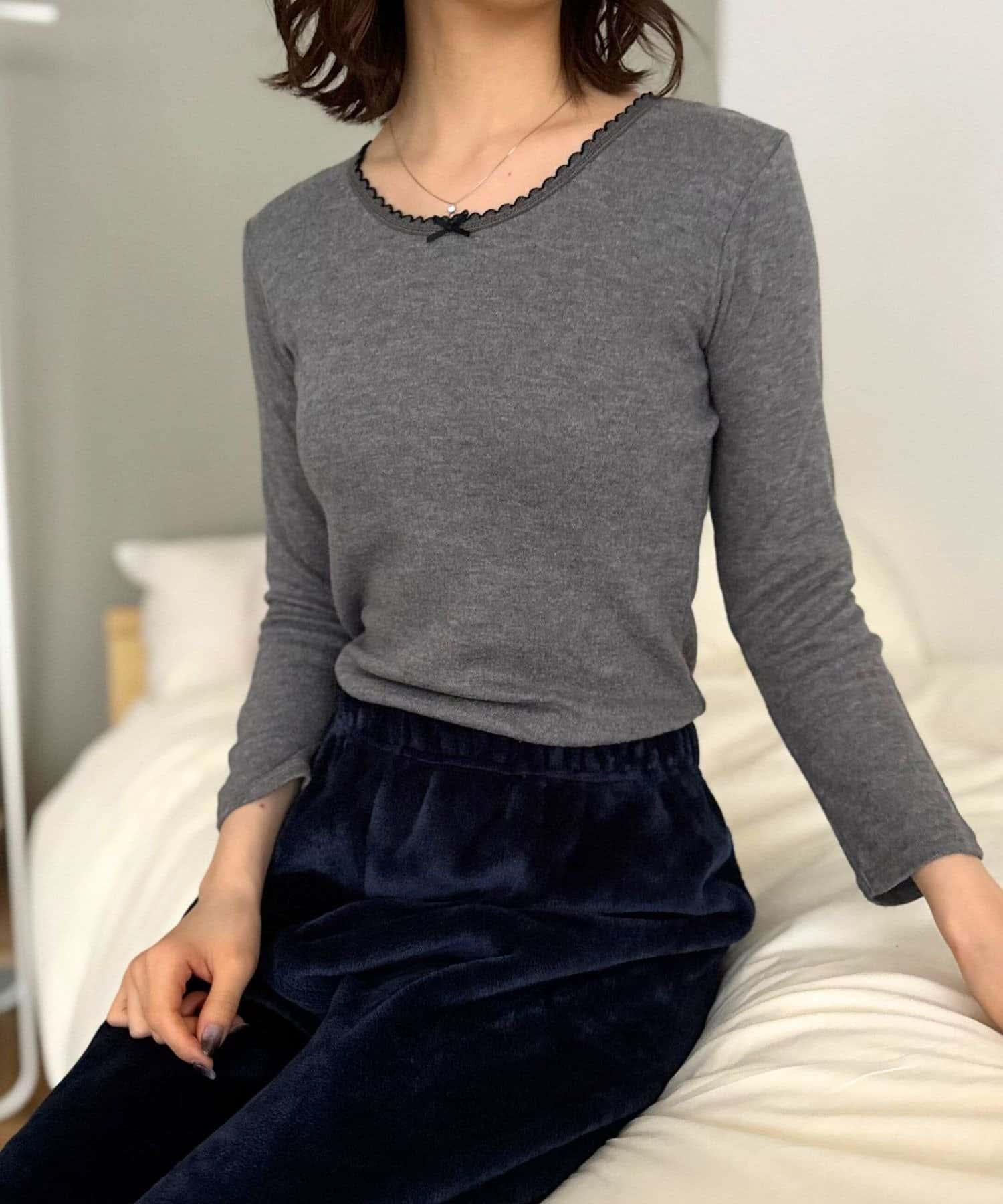 LOCUST(ローカスト) 【背当て布付き】両起毛軽フワインナー