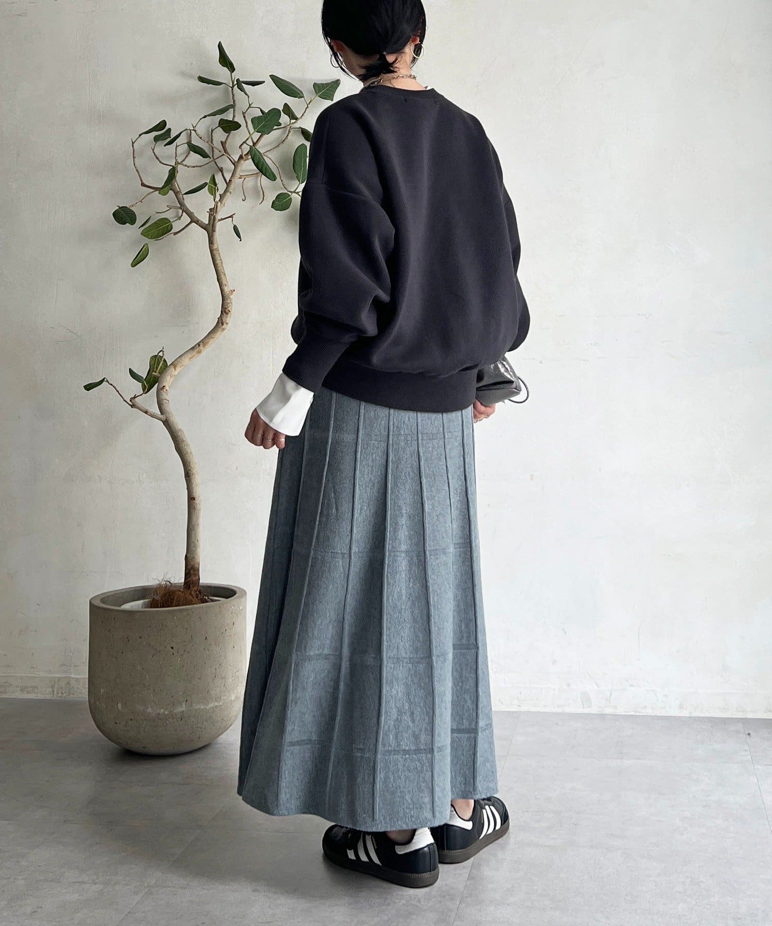 Croisiere(クロジエール) 無地ニットスカート