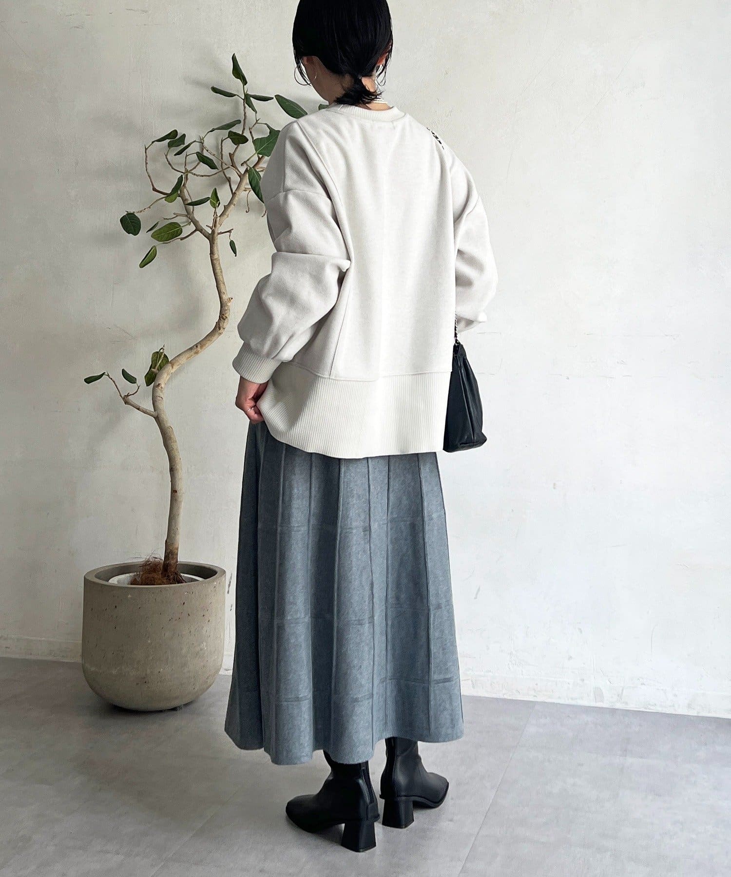 Croisiere(クロジエール) 無地ニットスカート