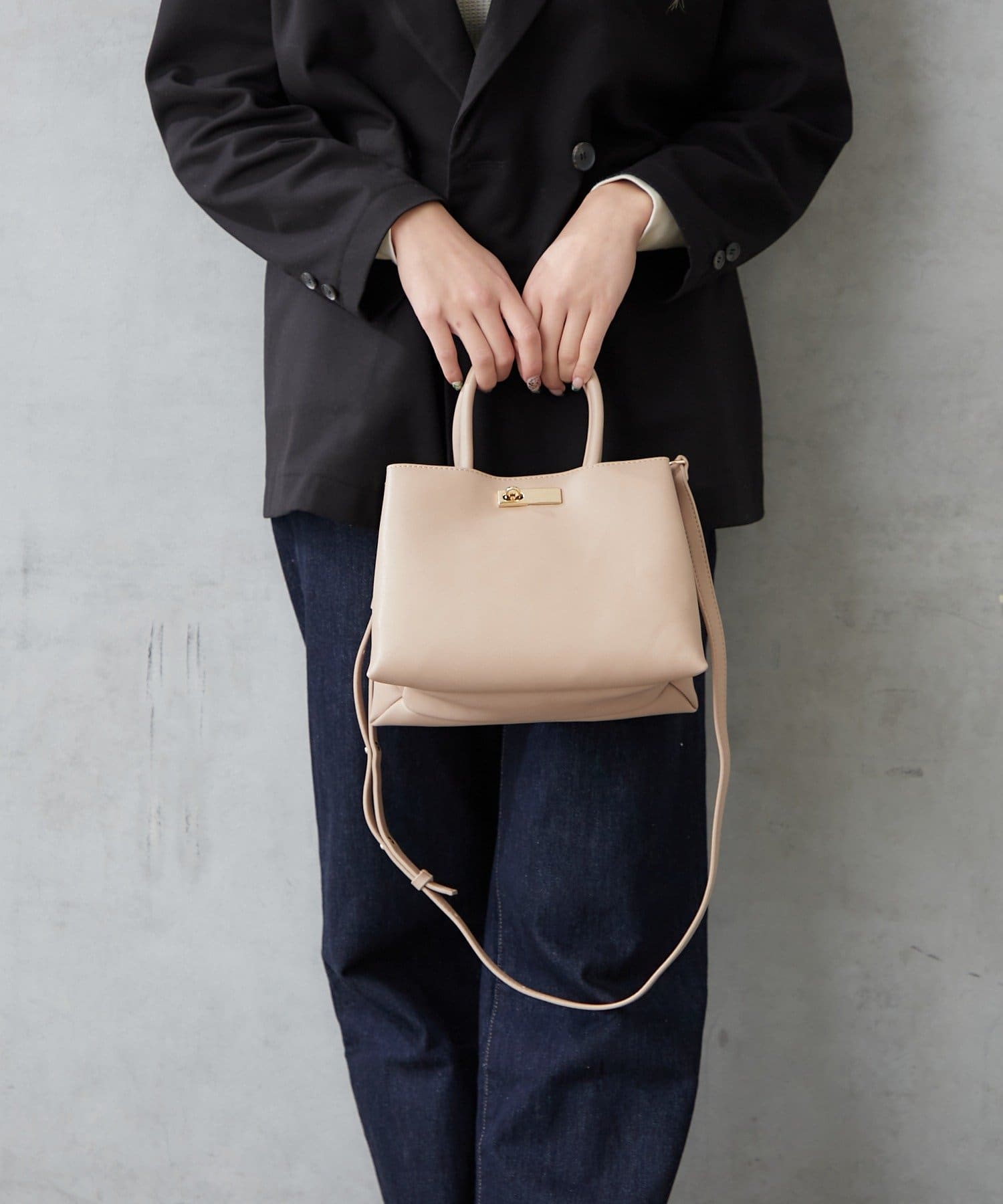 BIRTHDAY BAR(バースデイバー) 【cache cache カシュカシュ】三層2wayトートバッグ