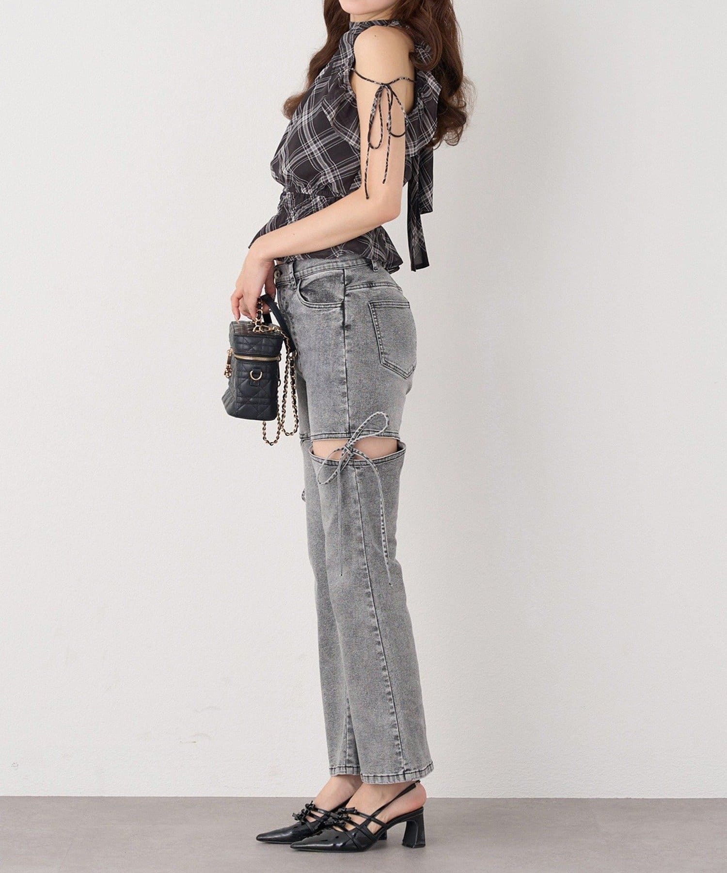 NICE CLAUP / OLIVE des OLIVE OUTLET(ナイスクラップ  / オリーブ デ オリーブ アウトレット) 【one after another】アメスリブラウス