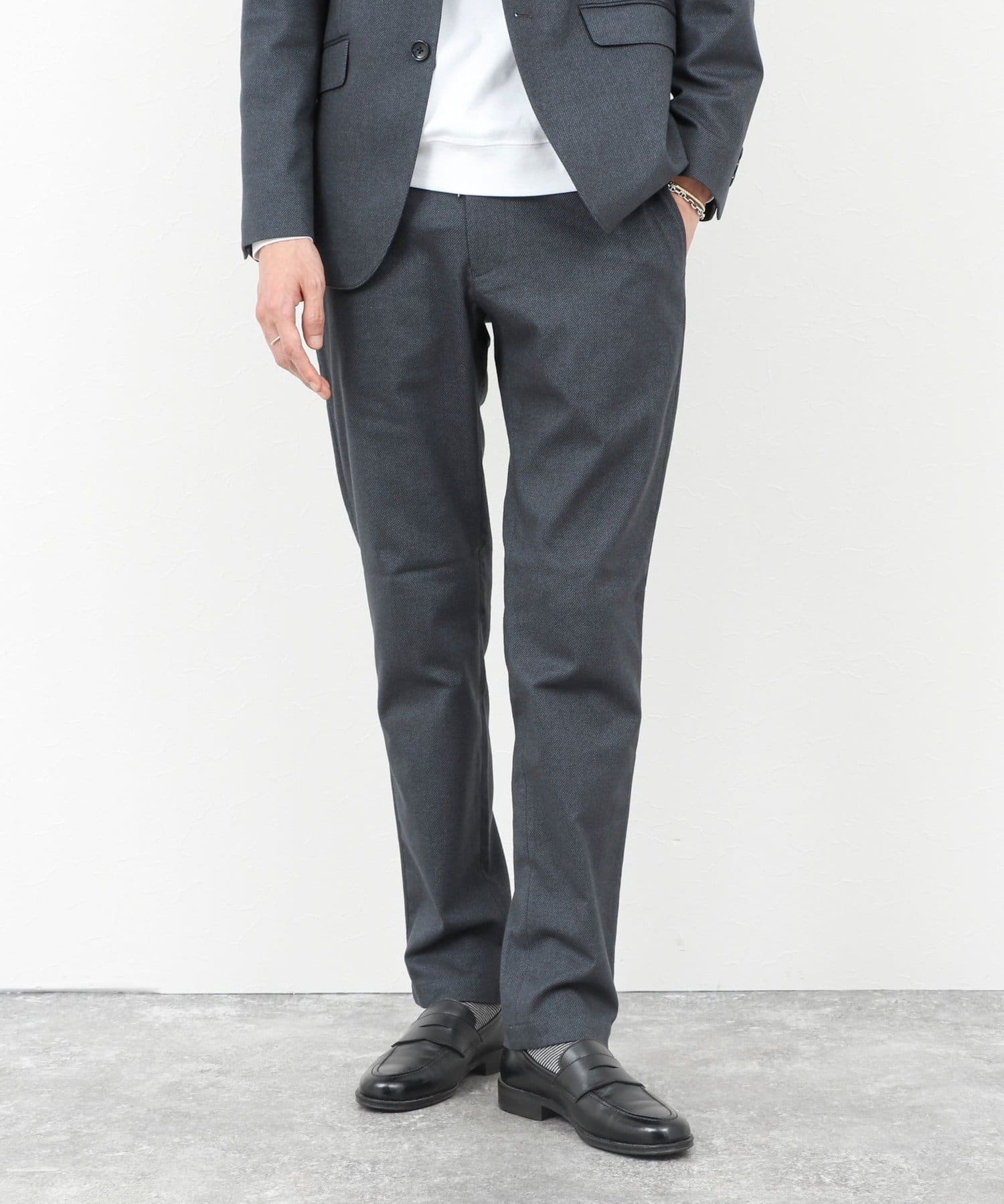 NOLLEY'S(ノーリーズ) 《ビジカジ/セットアップ対応》SOFT THERMO ウォッシャブルパンツ