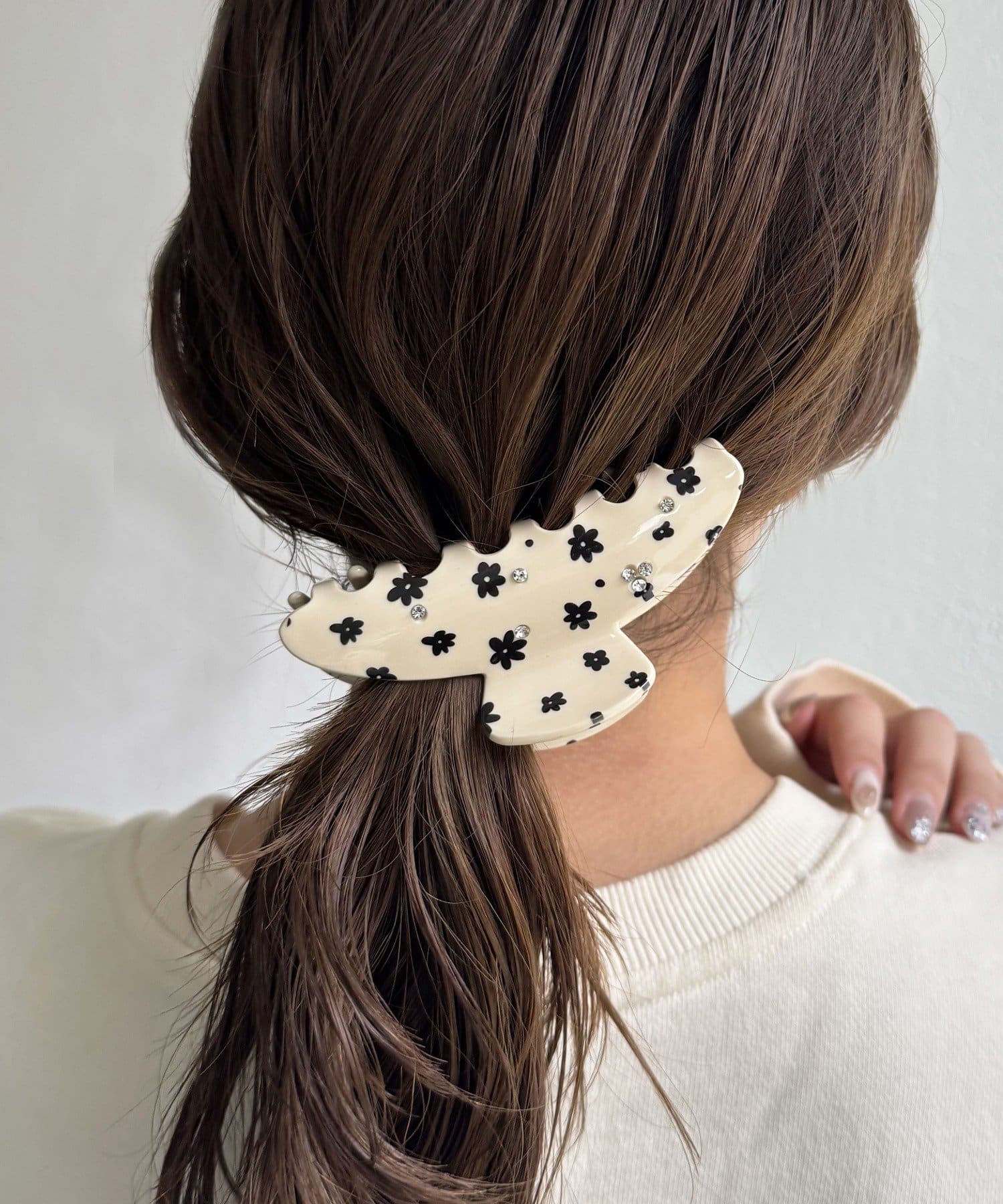 Lattice(ラティス) 小花柄カラークリップ