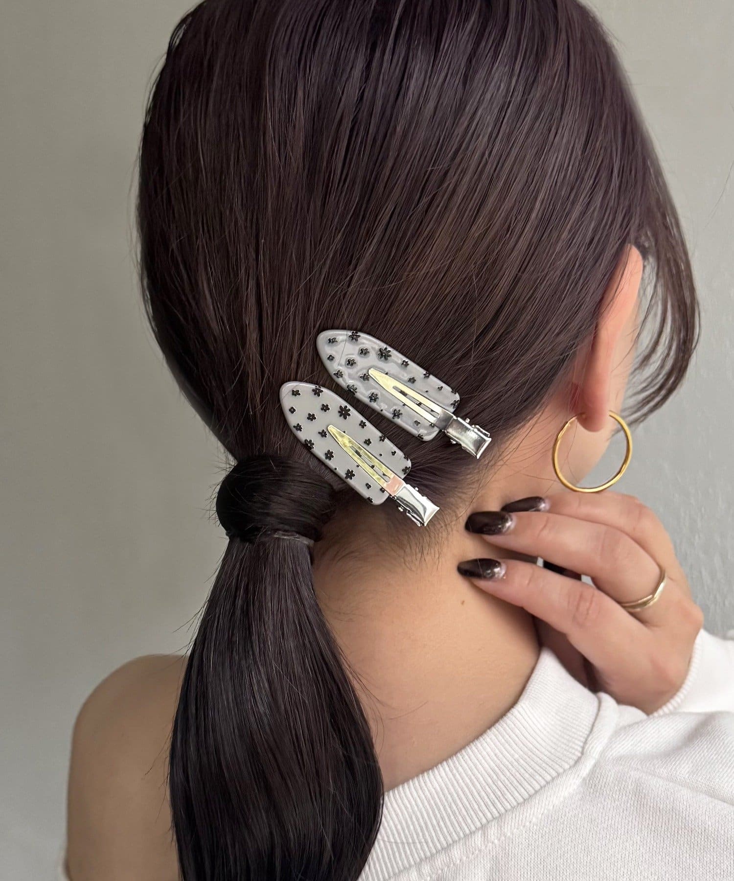 Lattice(ラティス) 小花柄クリップセット(2P)