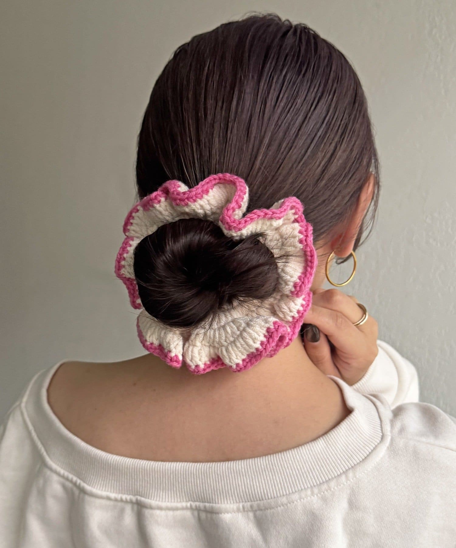 Lattice(ラティス) カラーニットシュシュ