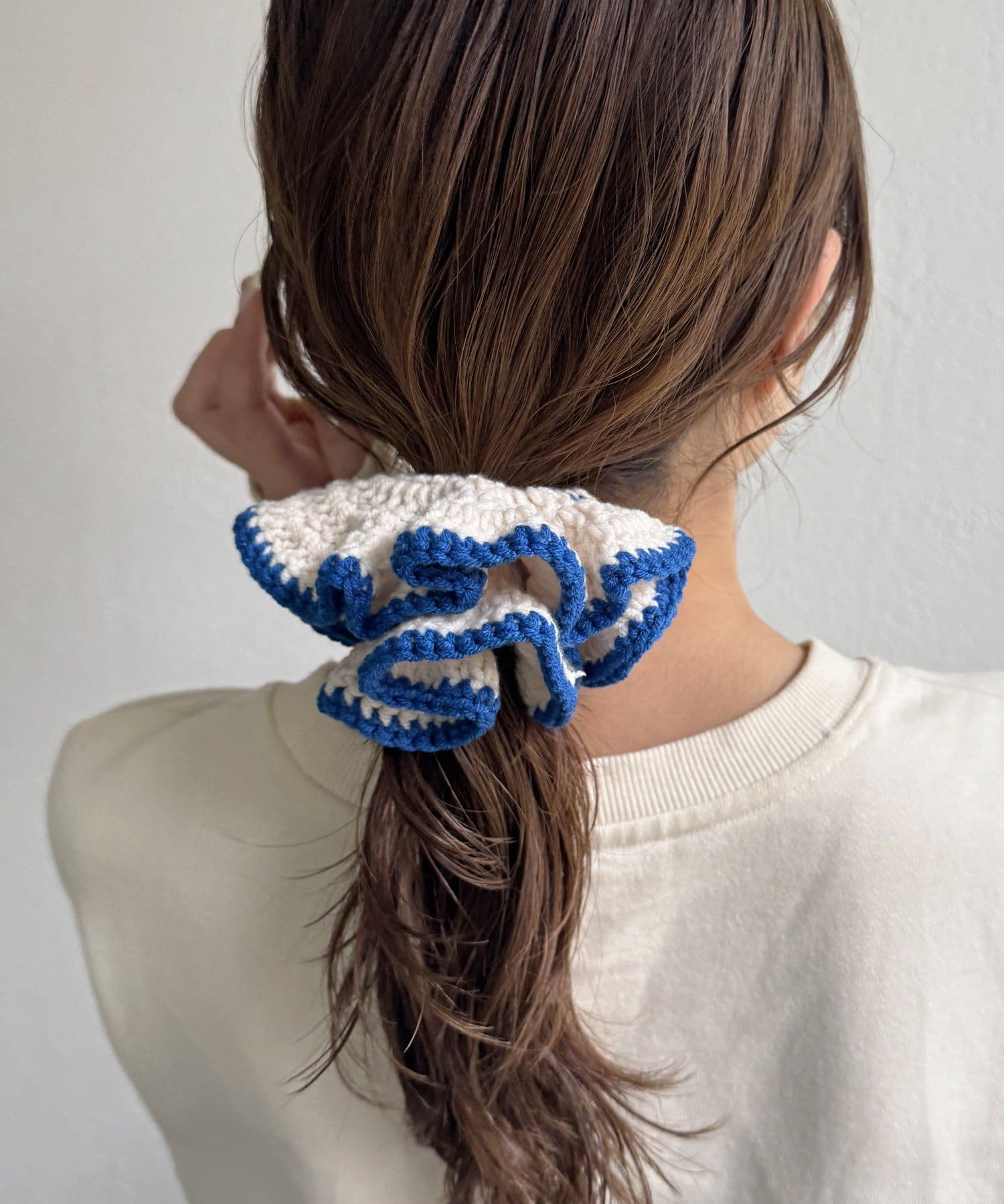 Lattice(ラティス) カラーニットシュシュ