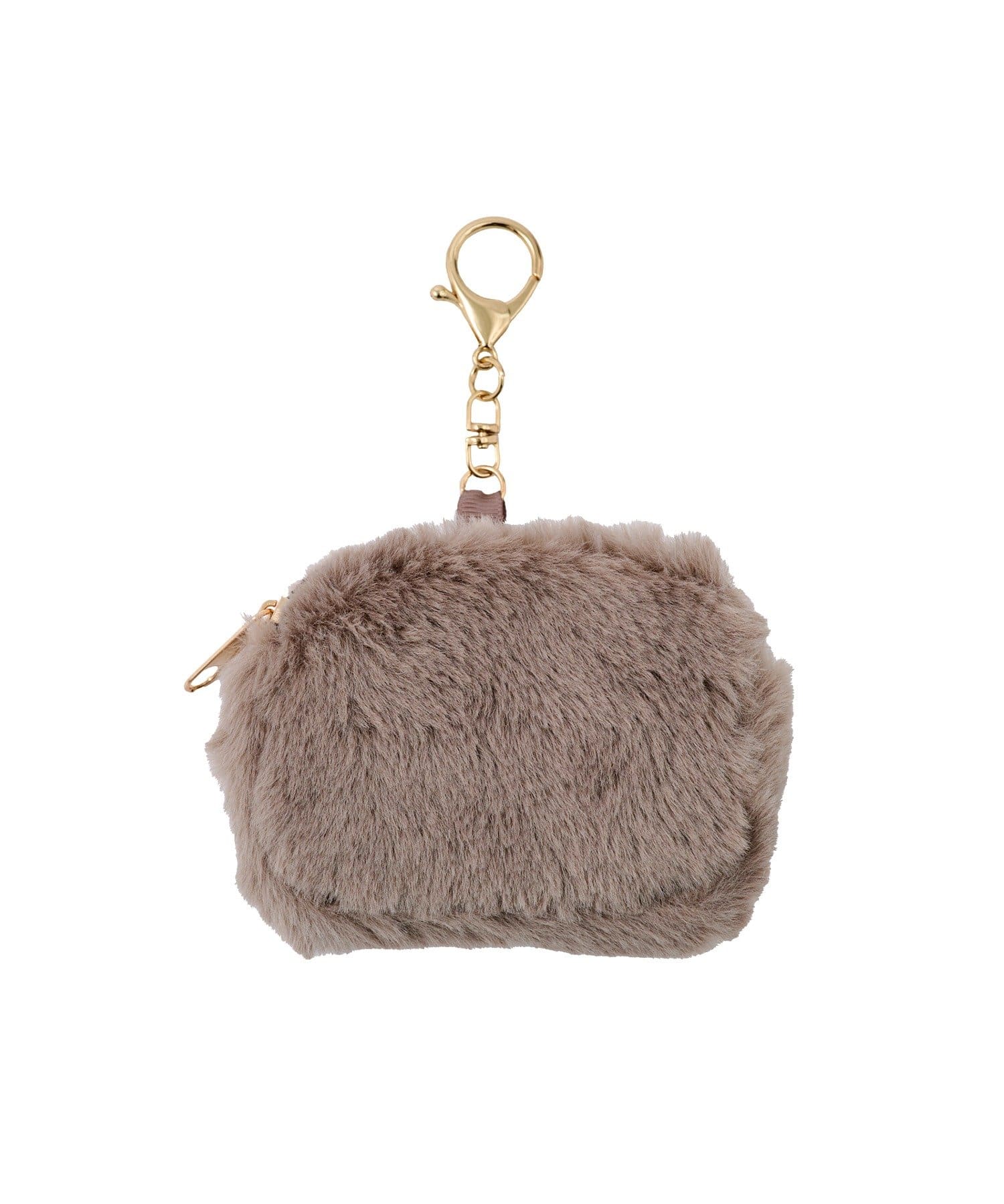 3COINS(スリーコインズ) フェイクファーチャームエコバッグ