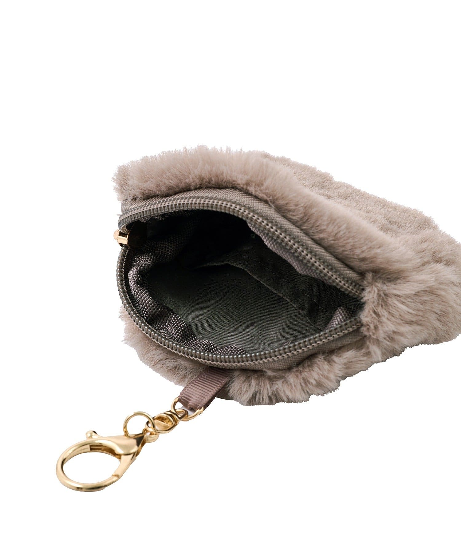 3COINS(スリーコインズ) フェイクファーチャームエコバッグ