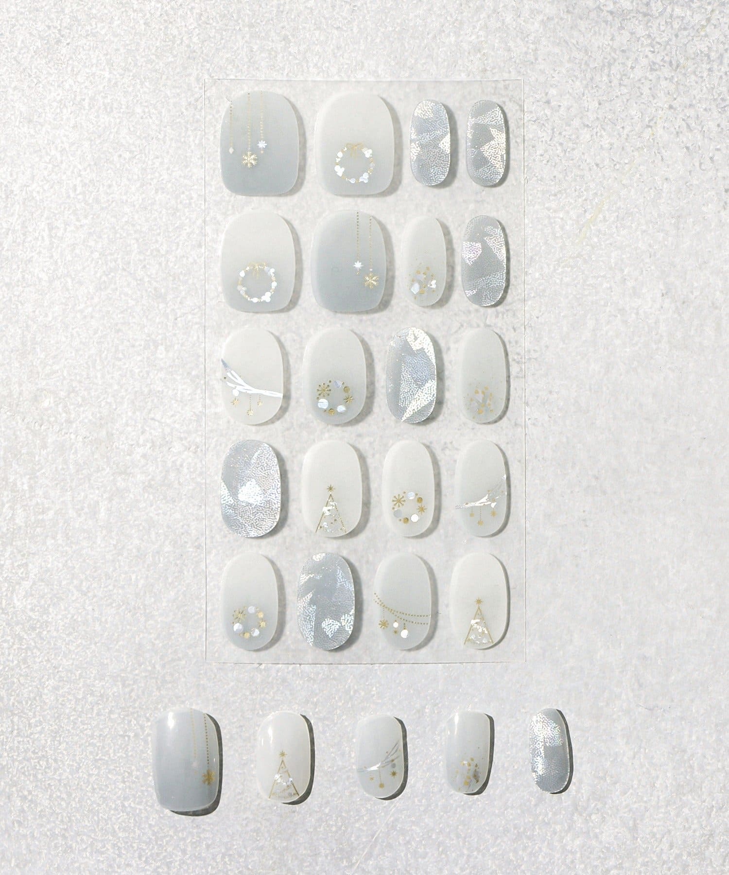 3COINS(スリーコインズ) セミハードジェルネイルシールハンド／and us