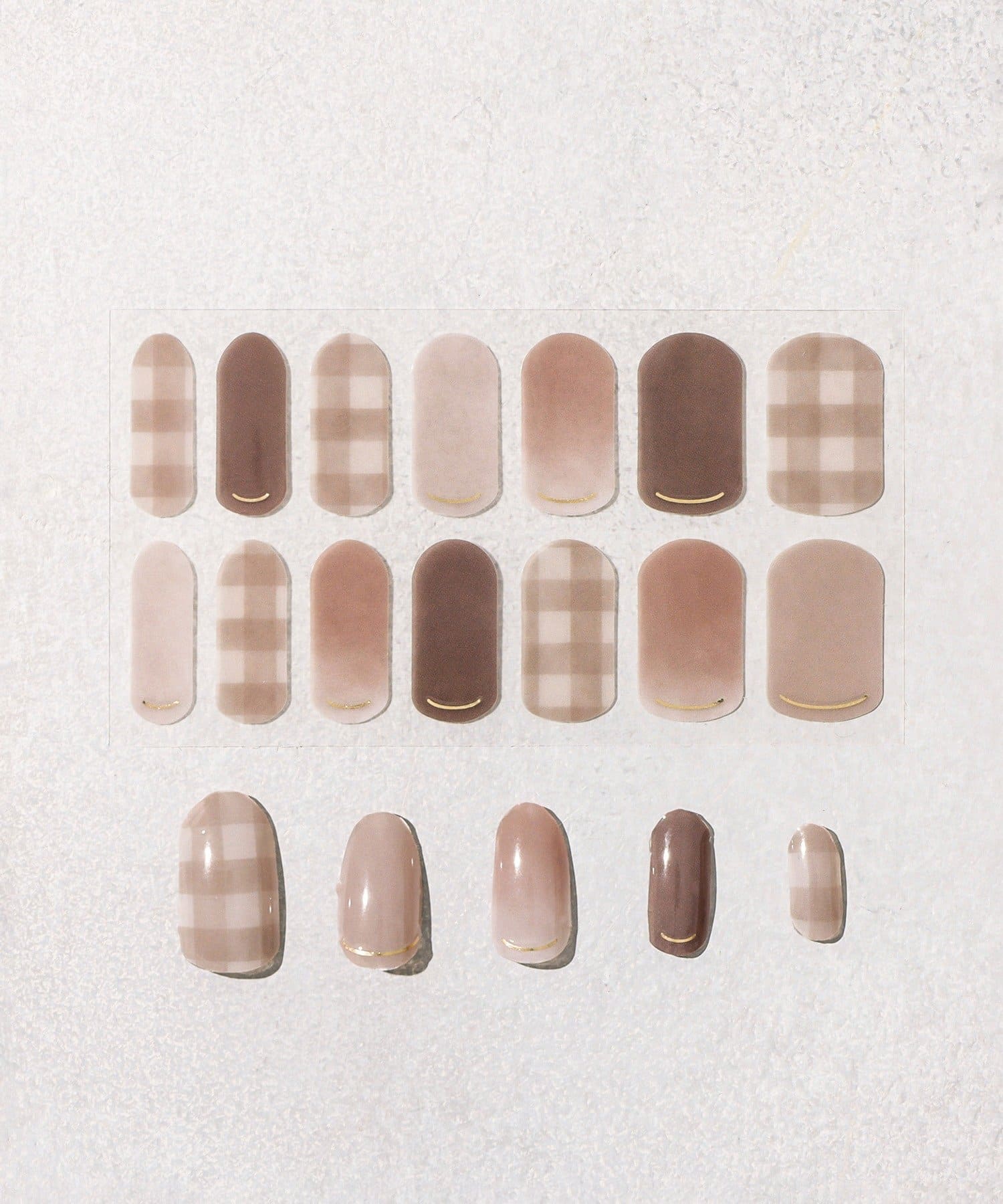 3COINS(スリーコインズ) ジェルネイルシールハンド／and us