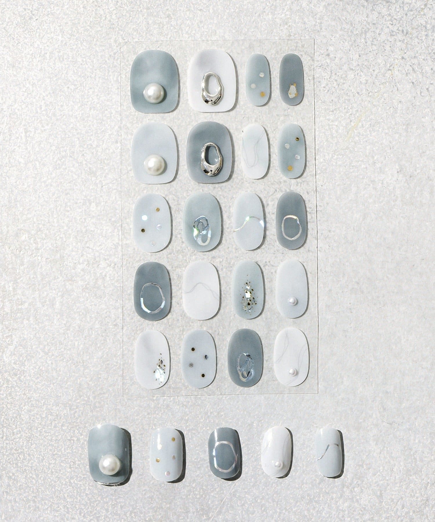 3COINS(スリーコインズ) パーツ付きジェルネイルシールハンド／and us