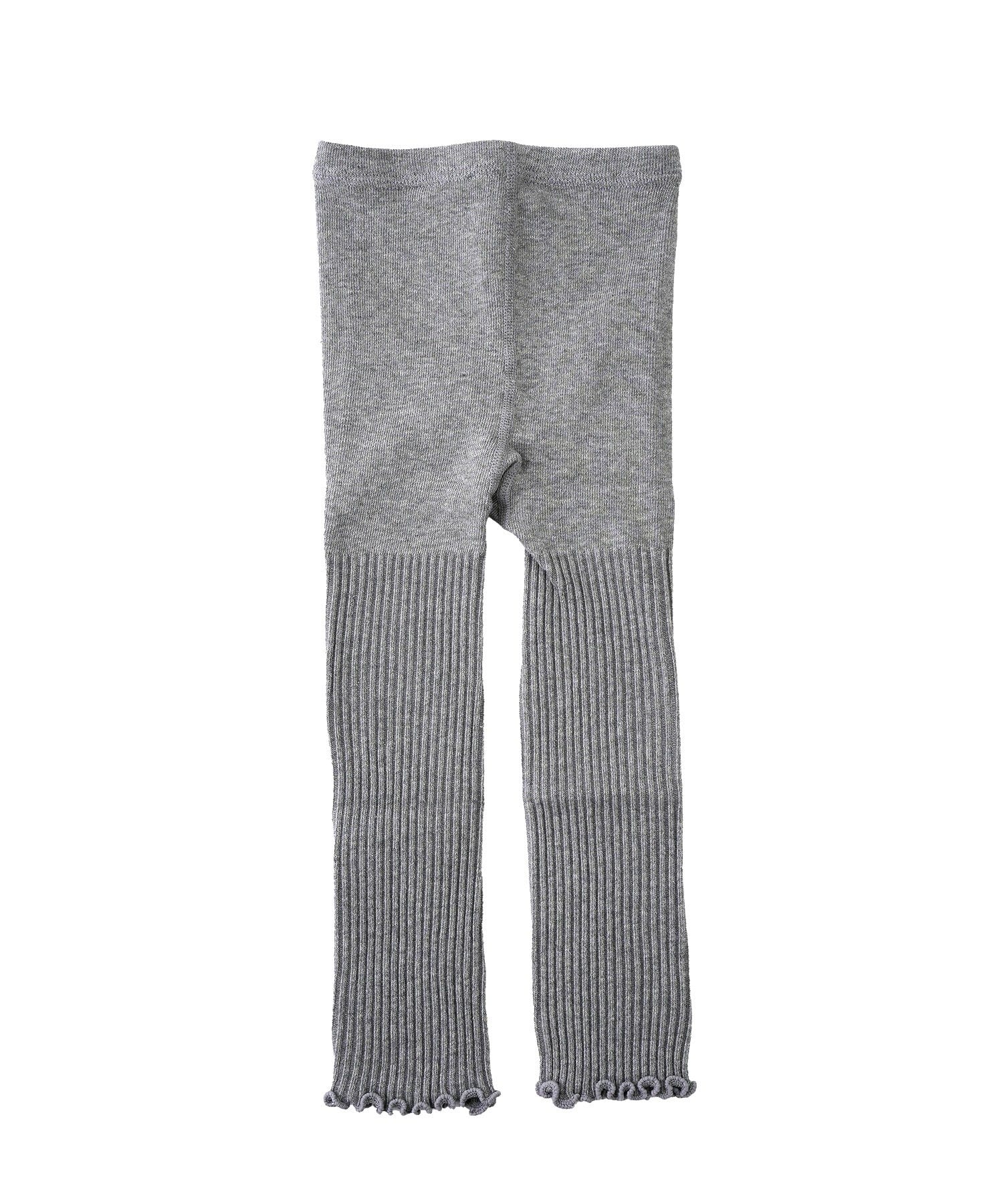 3COINS(スリーコインズ) KIDSリブメローレギンス：80～90cm