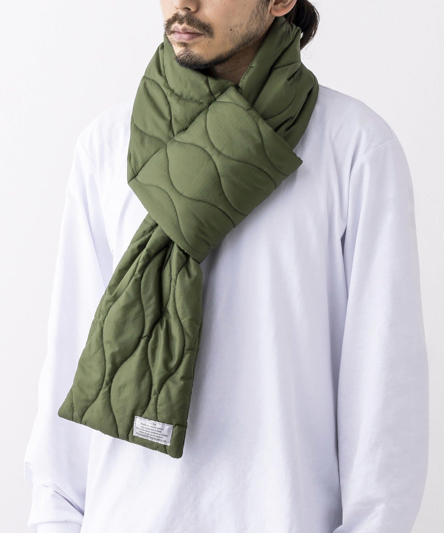 3COINS(スリーコインズ) MIL キルトマフラー