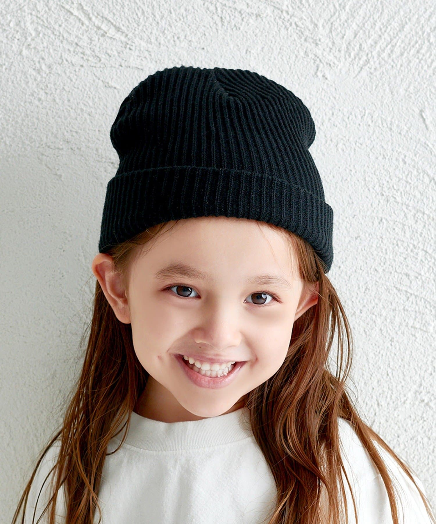 3COINS(スリーコインズ) KIDSリブニット帽