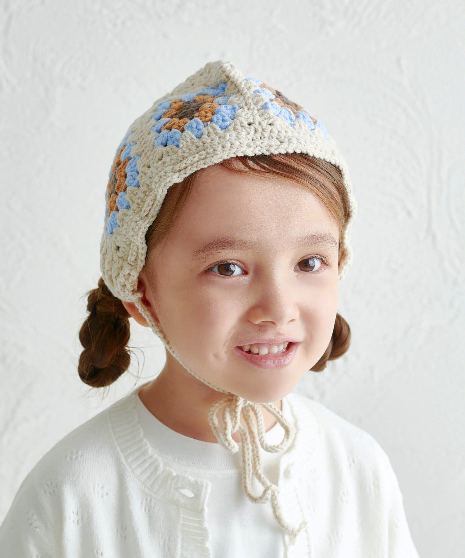 3COINS(スリーコインズ) KIDSクロシェ編みボンネット