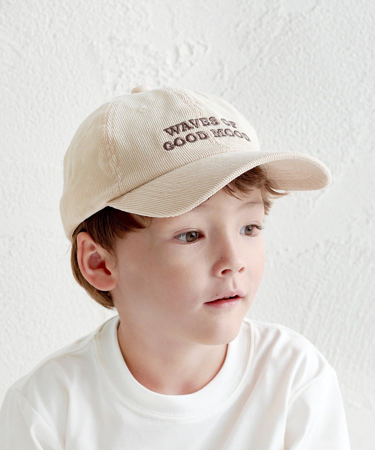 3COINS(スリーコインズ) KIDSコーデュロイキャップ