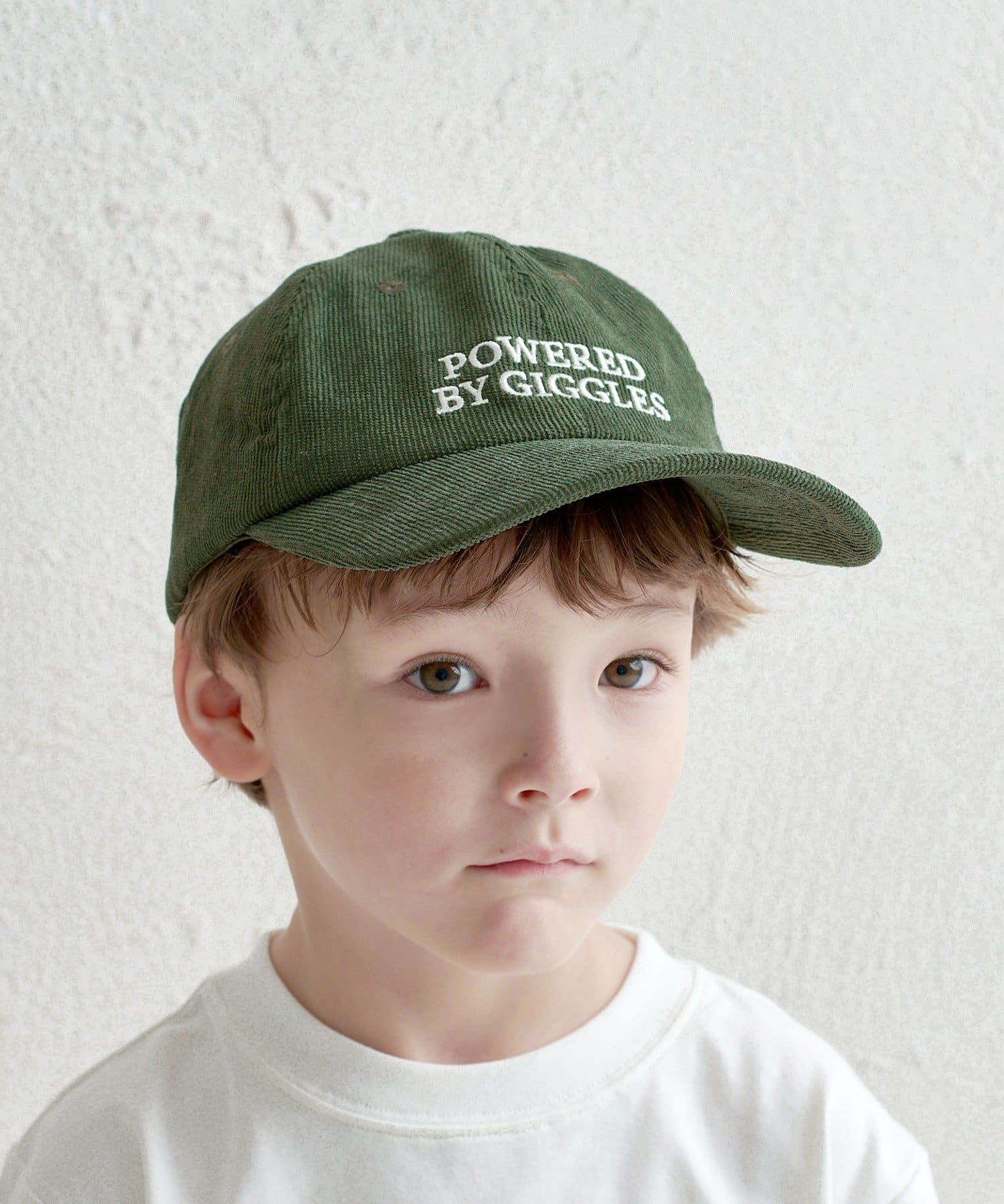 3COINS(スリーコインズ) KIDSコーデュロイキャップ