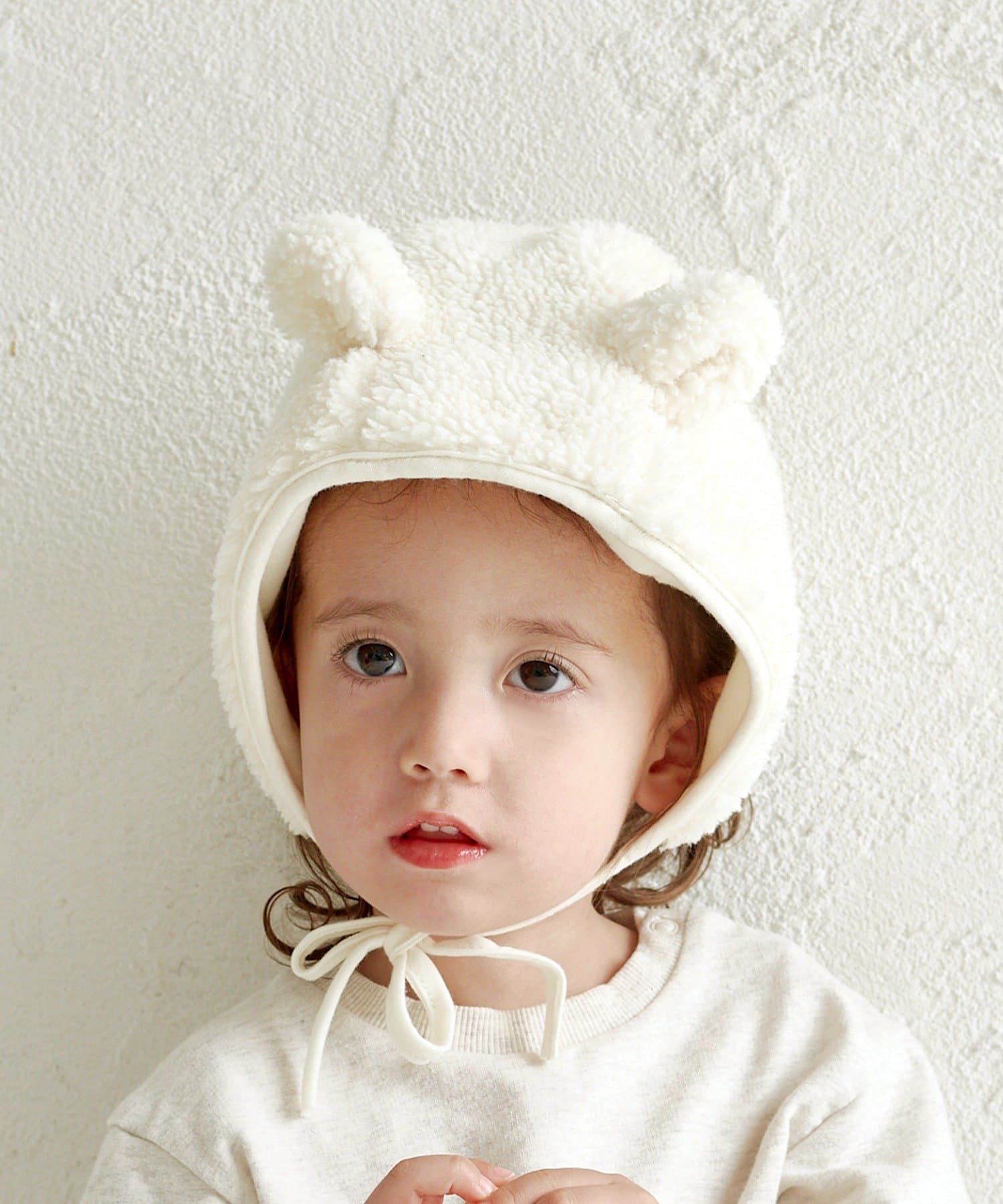 3COINS(スリーコインズ) KIDSくまボンネット