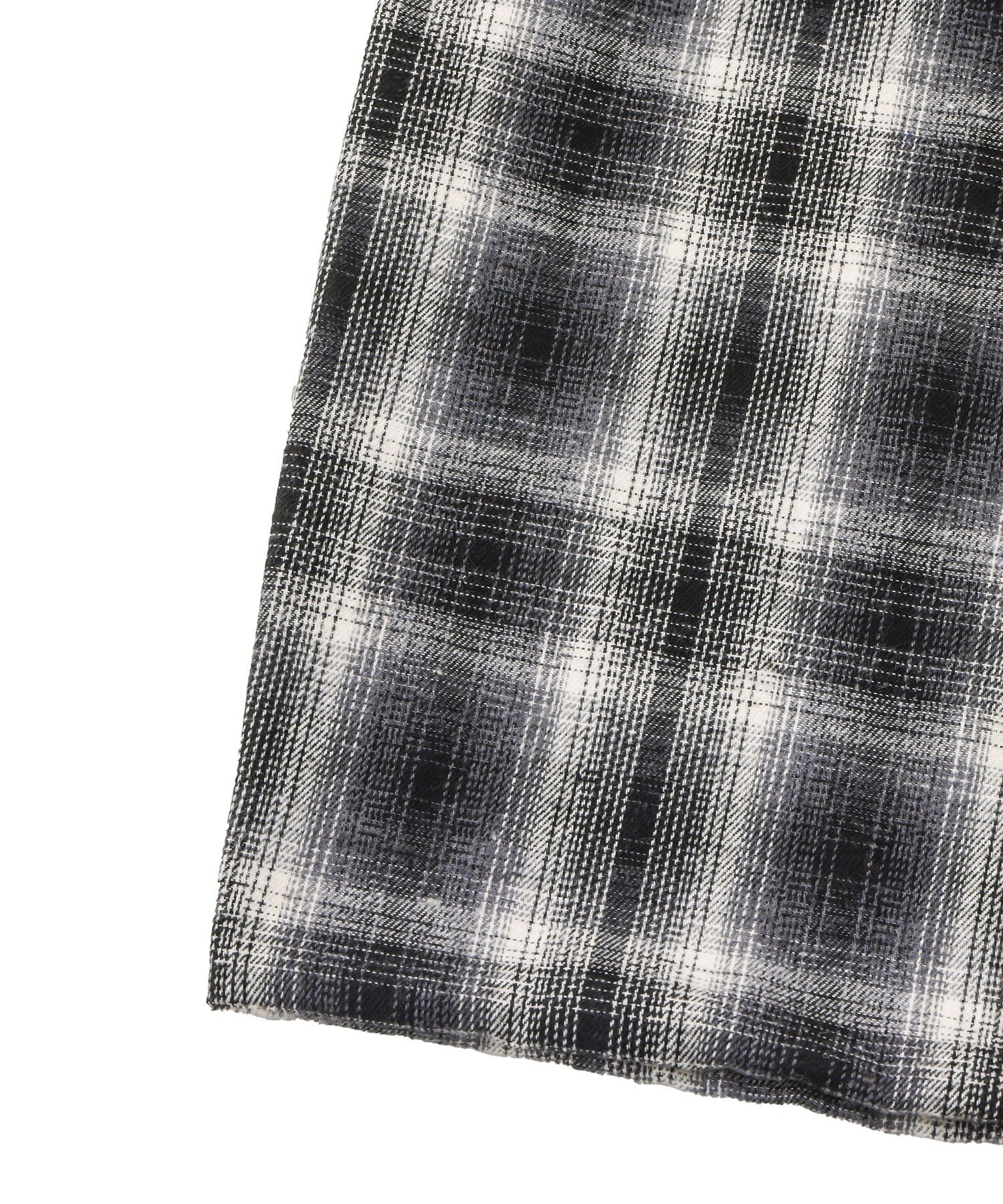 3COINS(スリーコインズ) オンブレチェックエコバッグ