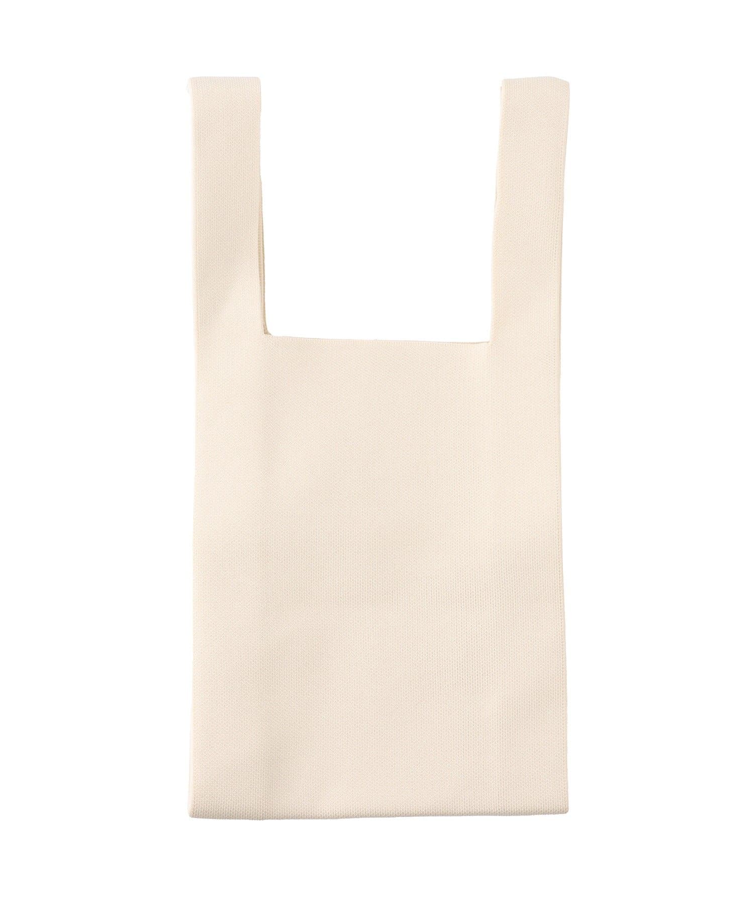 salut!(サリュ) フラワー刺繍ニットバッグ