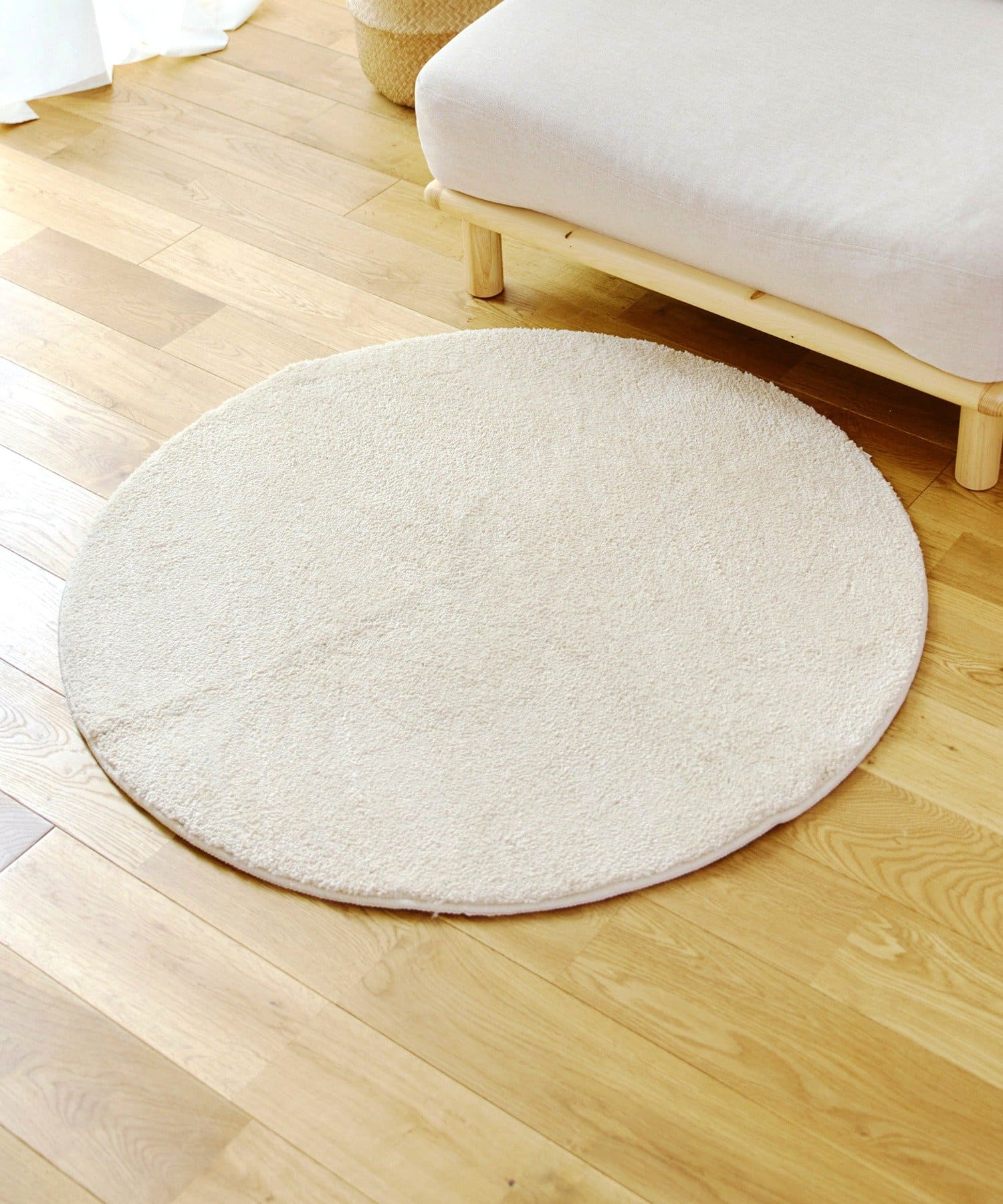 salut!(サリュ) fluffyラウンドマット：90cm