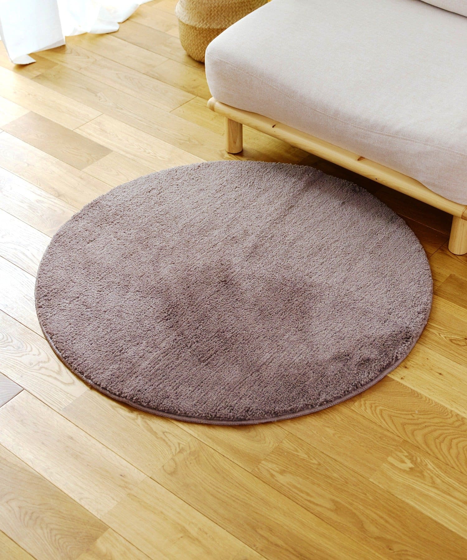 salut!(サリュ) fluffyラウンドマット：90cm