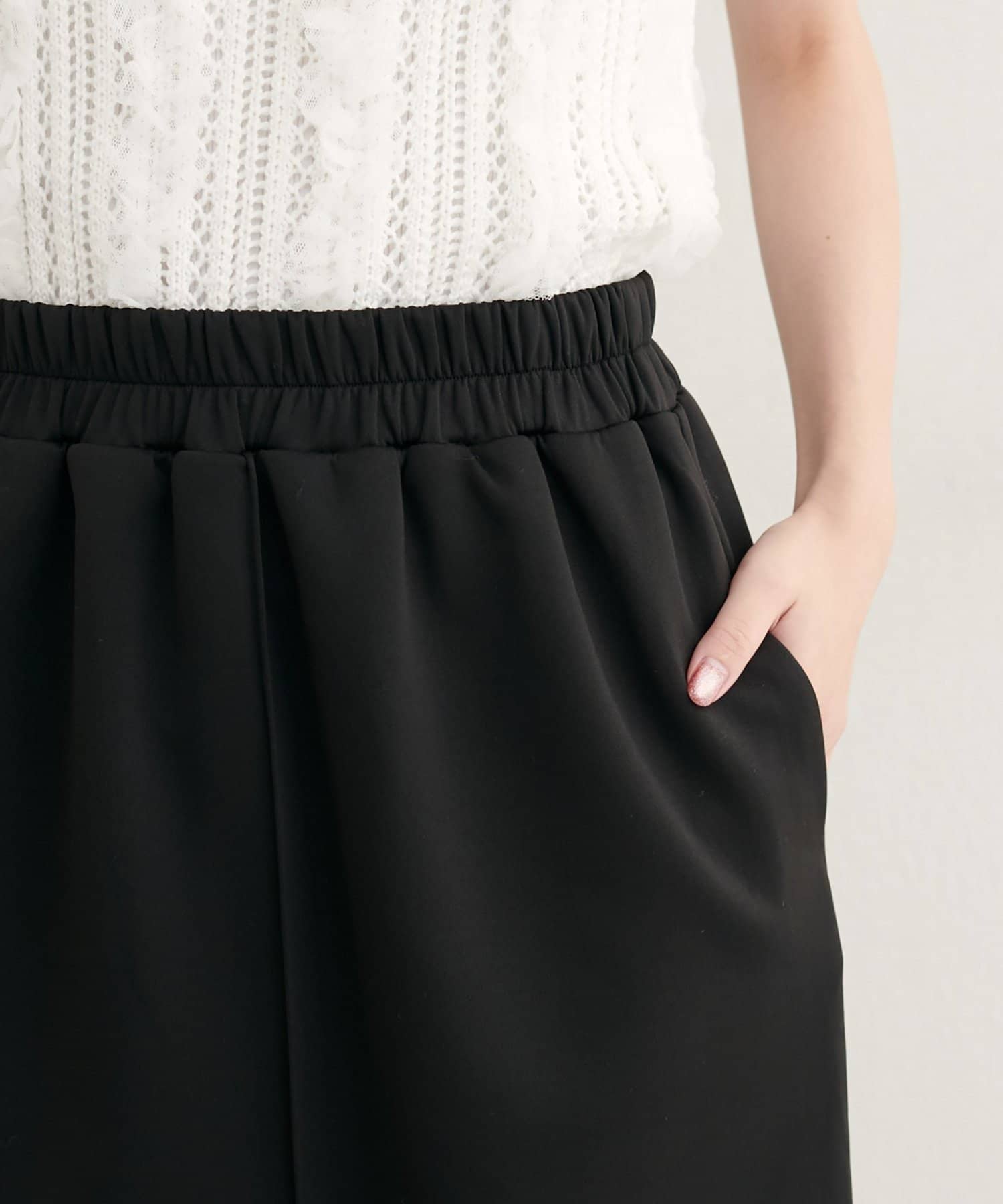 NICE CLAUP / OLIVE des OLIVE OUTLET(ナイスクラップ  / オリーブ デ オリーブ アウトレット) 【natural couture】セルフカットタイトスカート