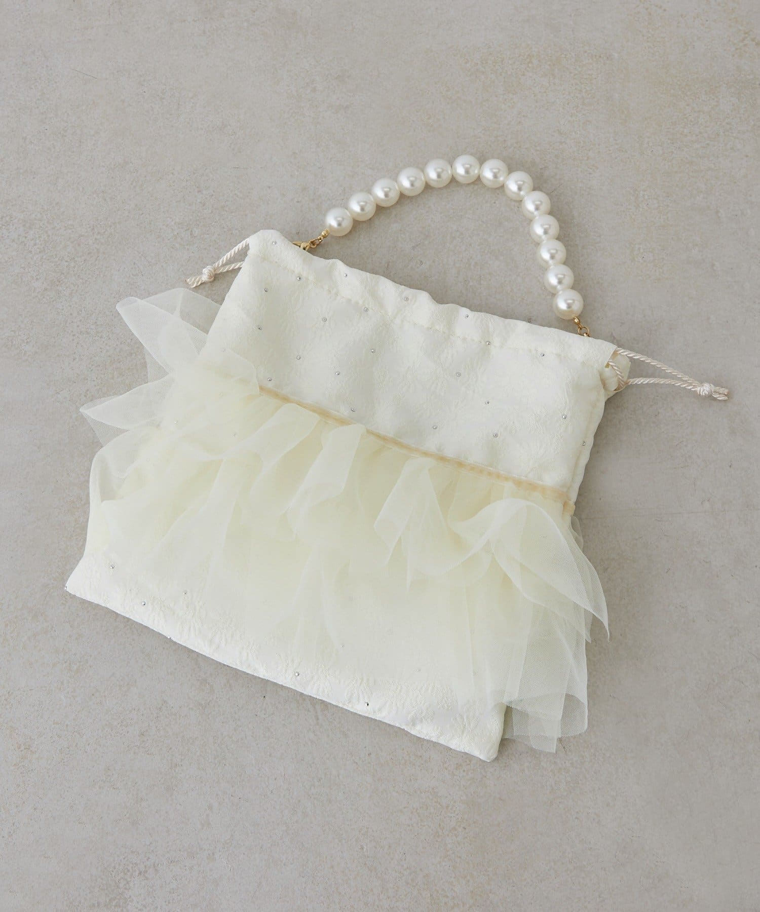 Lattice(ラティス) 【和装におすすめ/オケージョン】レース巾着バッグ