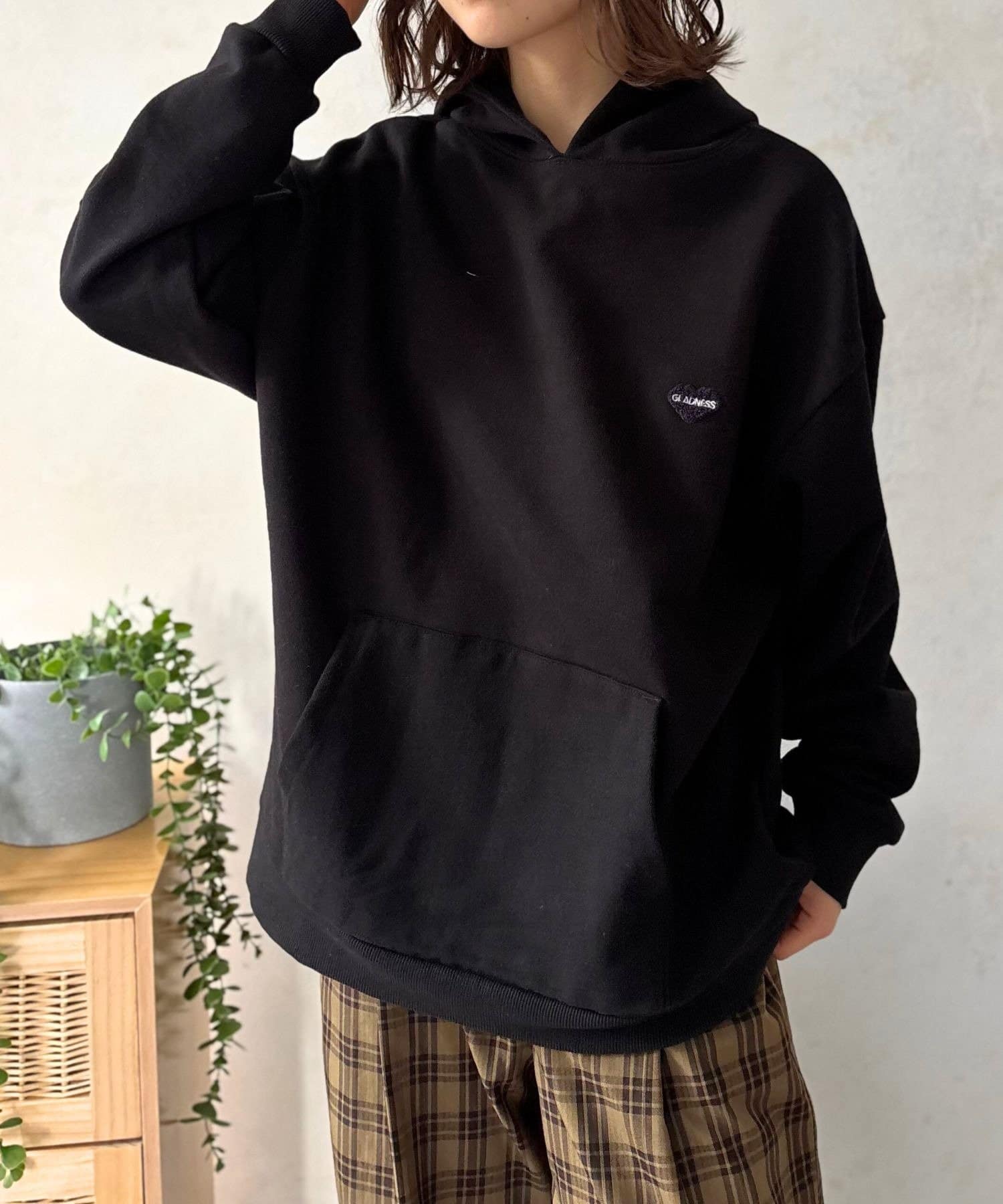 LOCUST(ローカスト) 【ユニセックス】ヘビー裏起毛パーカー